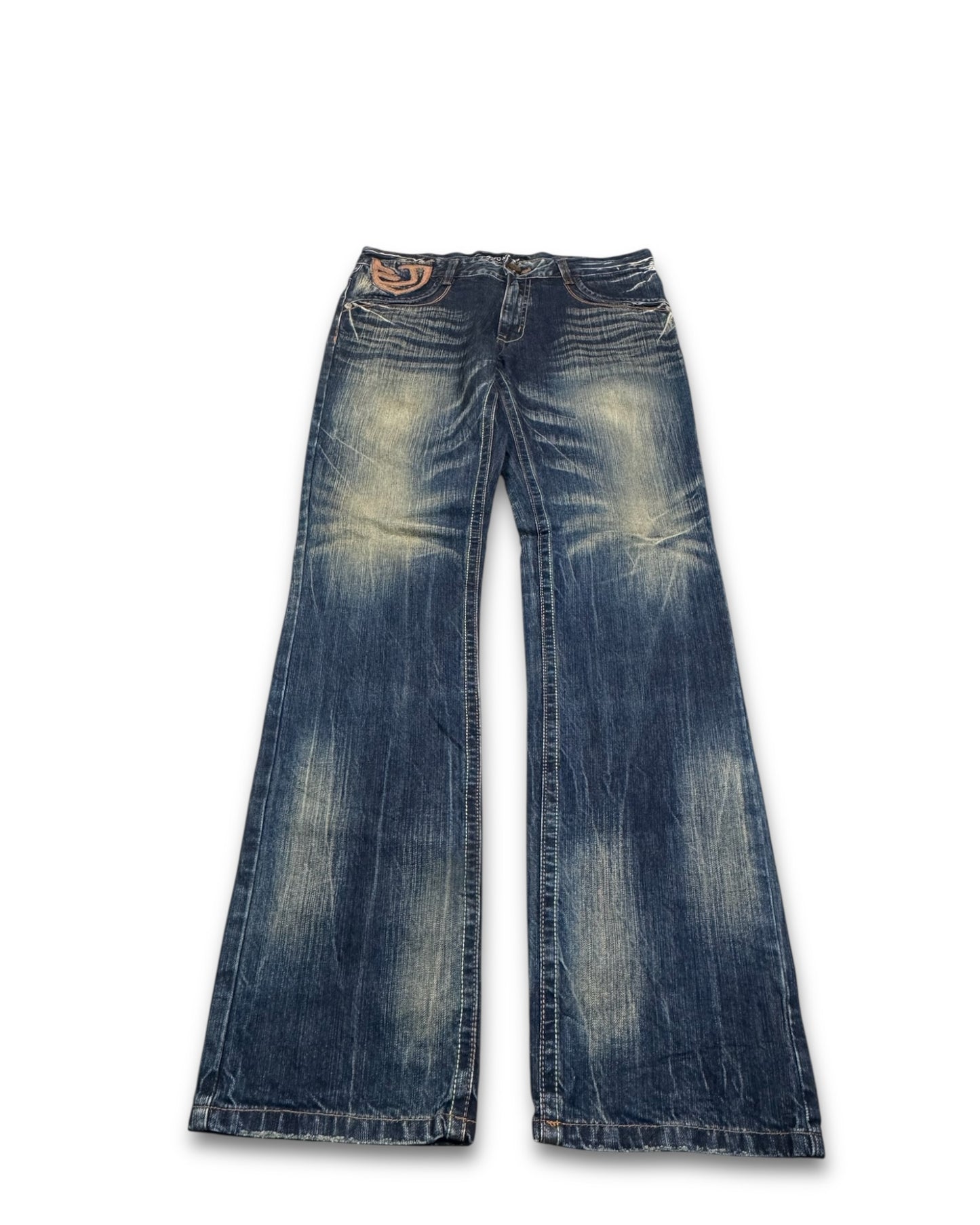 2000's J950 Straight/Baggy Japanese Archive Jeans *extremely rare 34x34 (L)