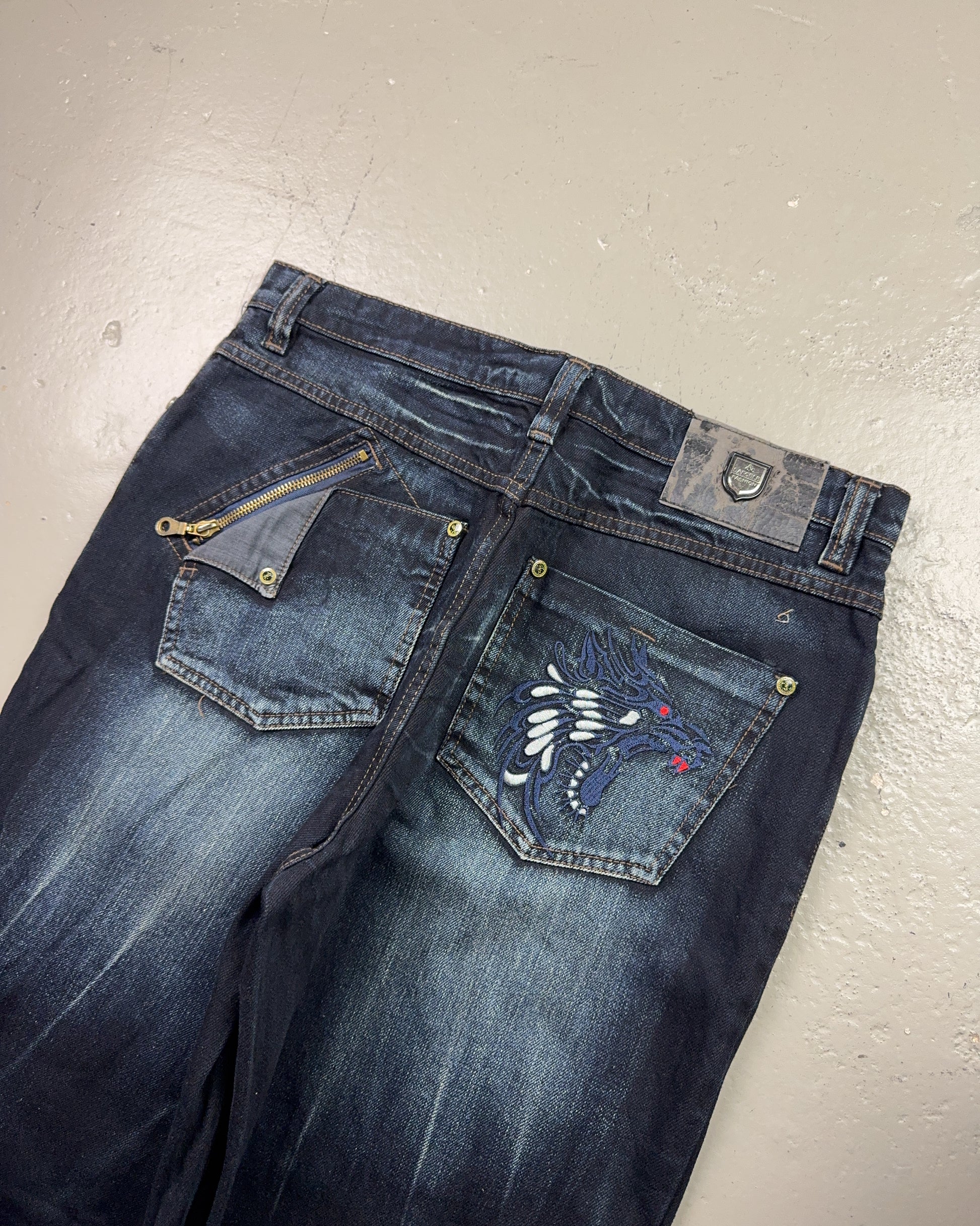 2000's Lafele Fashion Japanese Baggy Jeans * 32x32 (M)