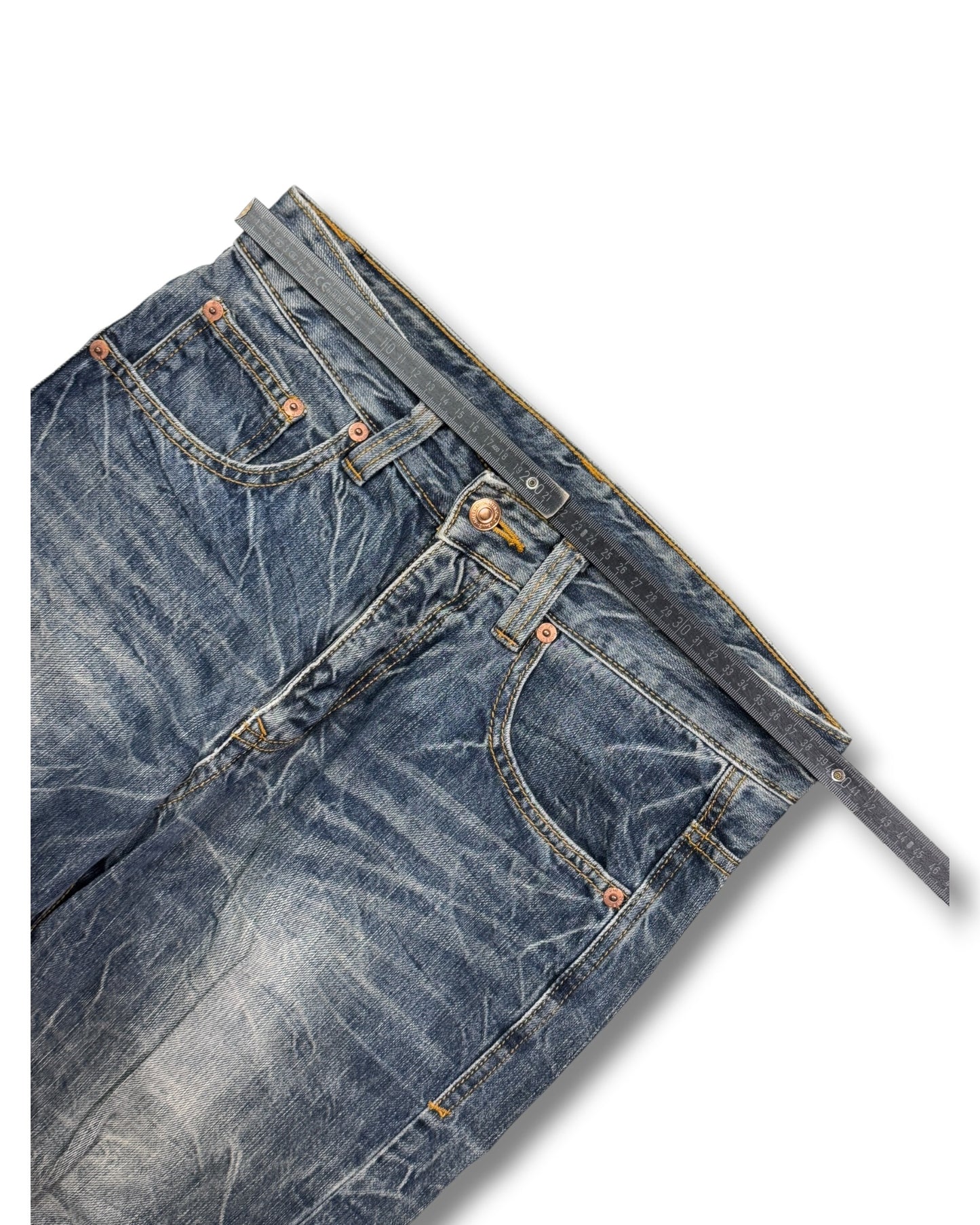 2000's Big Group Slim/Straight Japanese Jeans *rare 30x32 (M)