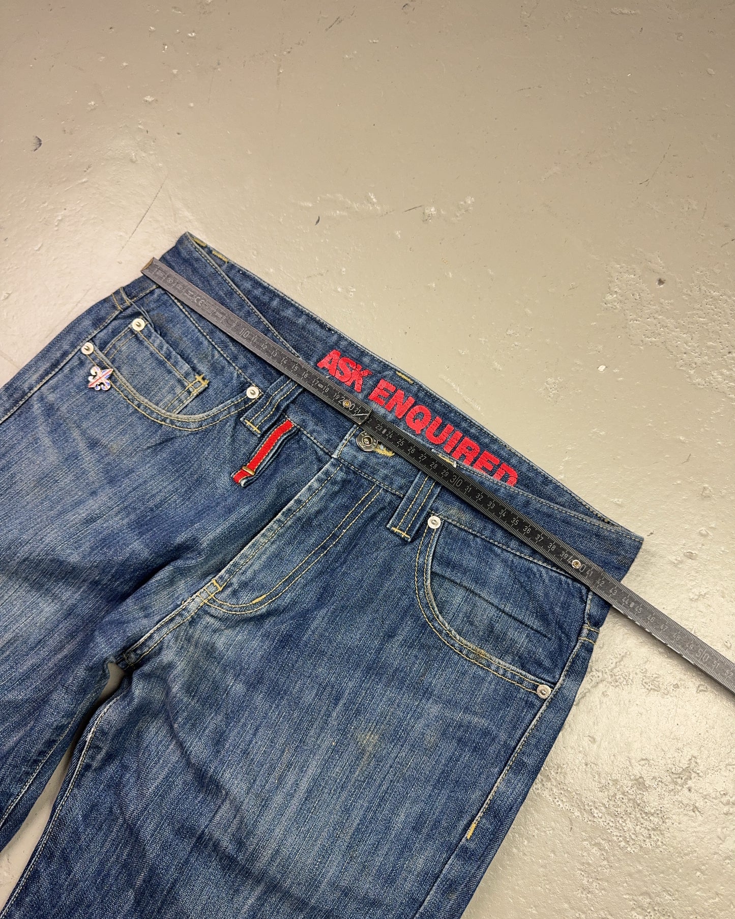 2000's Ask Korean Archive Baggy/Bootcut Jeans *rare 32x32 (M)