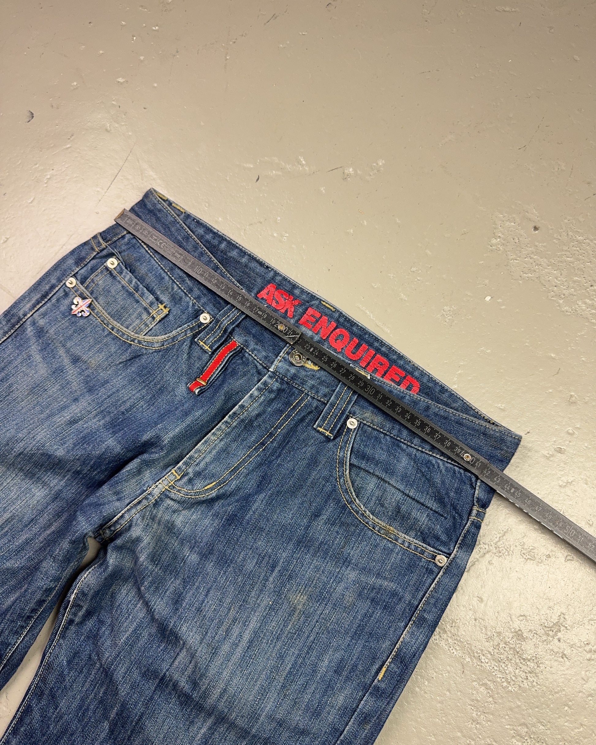2000's Ask Korean Archive Baggy/Bootcut Jeans *rare 32x32 (M)