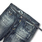 2000's Big Train Japanese Baggy Jeans *very rare 34x30 (L)