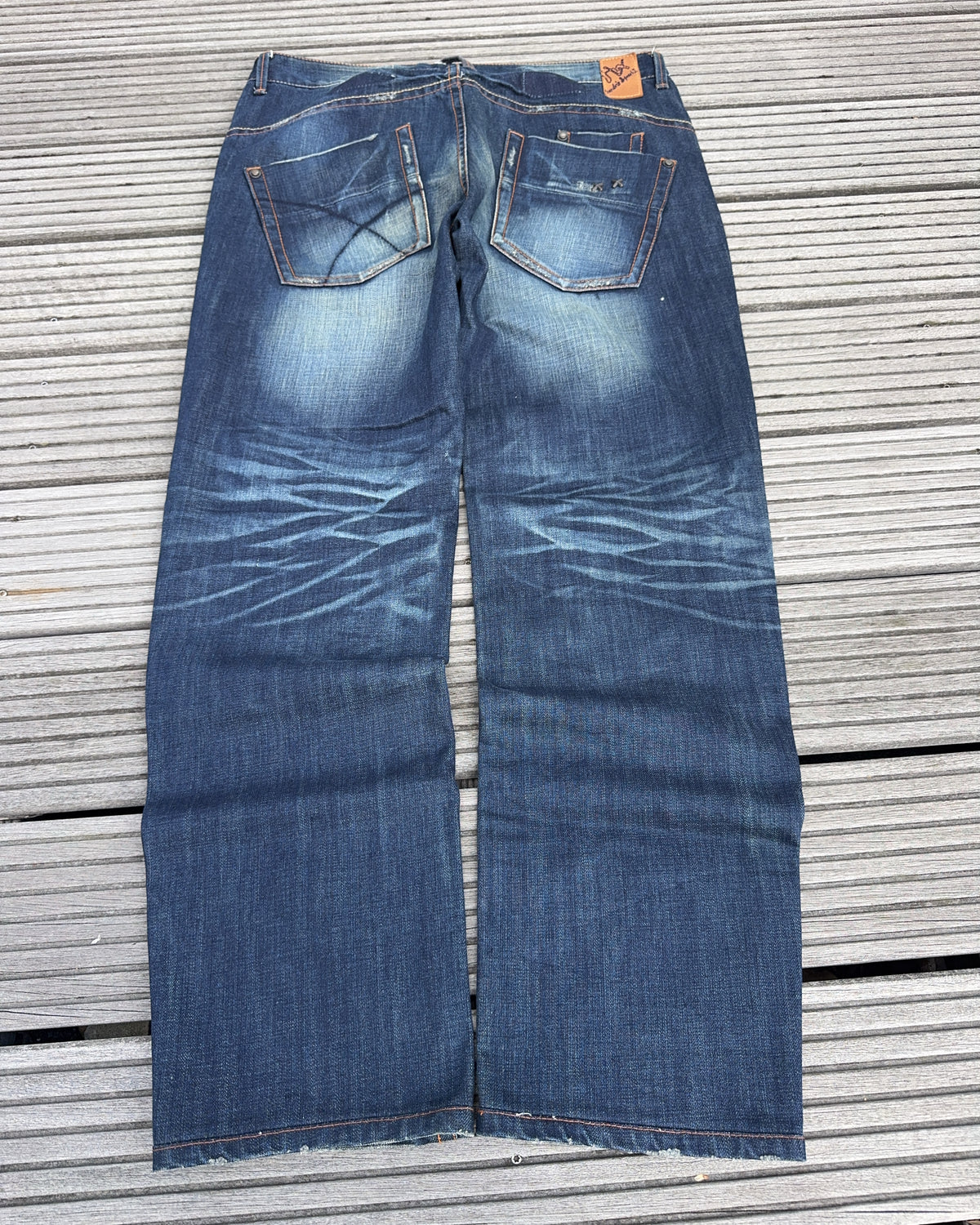 2000's Hendrix Japanese Straight/Baggy Jeans *rare 38x34 (XXL)