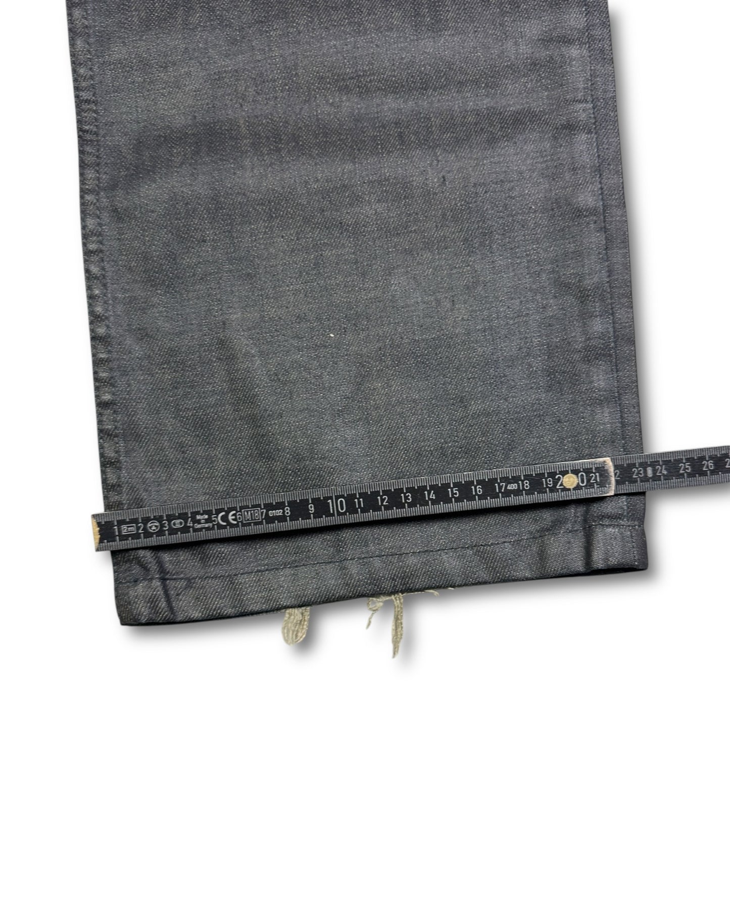 2000's Oniarai Straight/Baggy Japanese Waxed Jeans *very rare 38x30 (XXL)