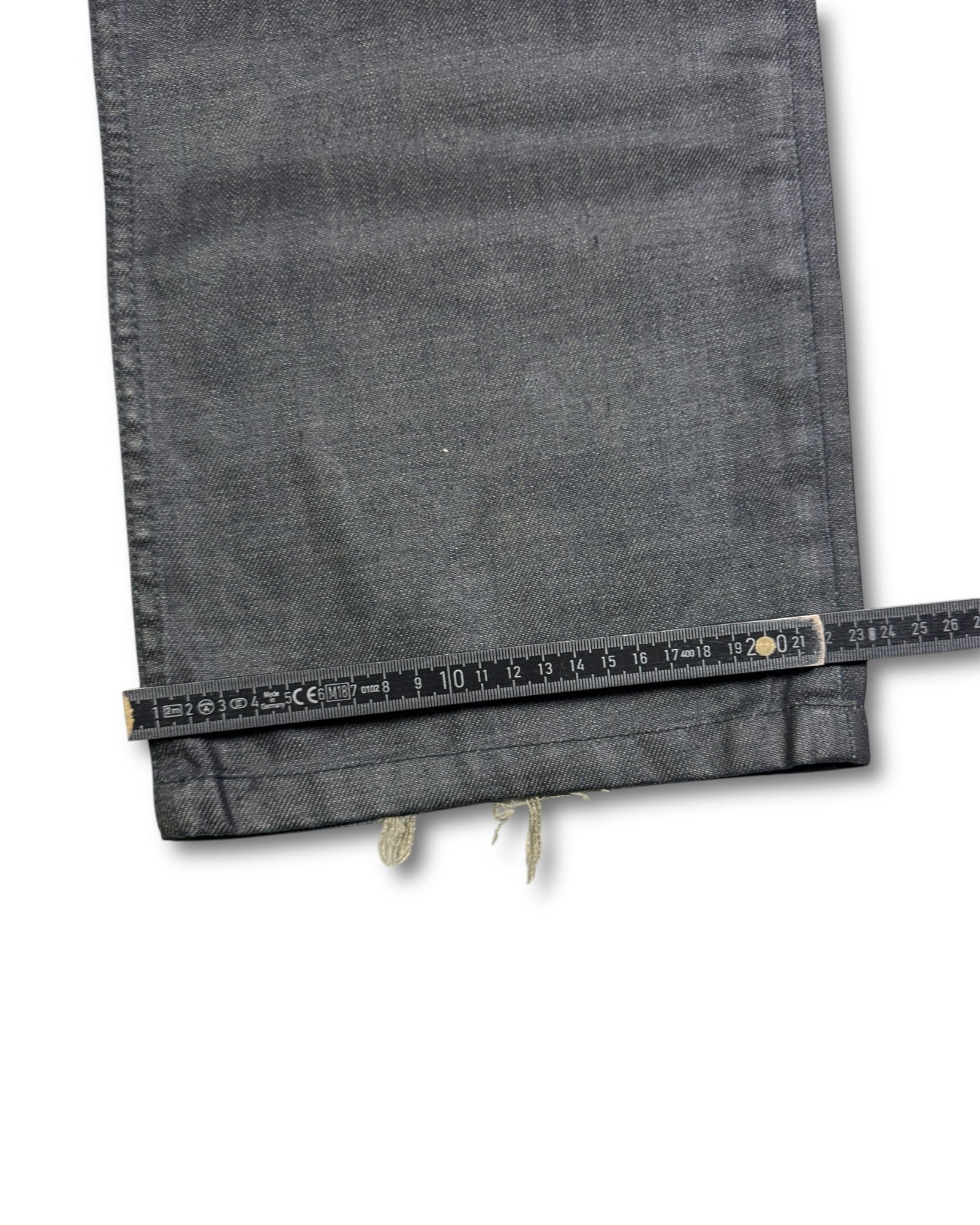 2000's Oniarai Straight/Baggy Japanese Waxed Jeans *very rare 38x30 (XXL)