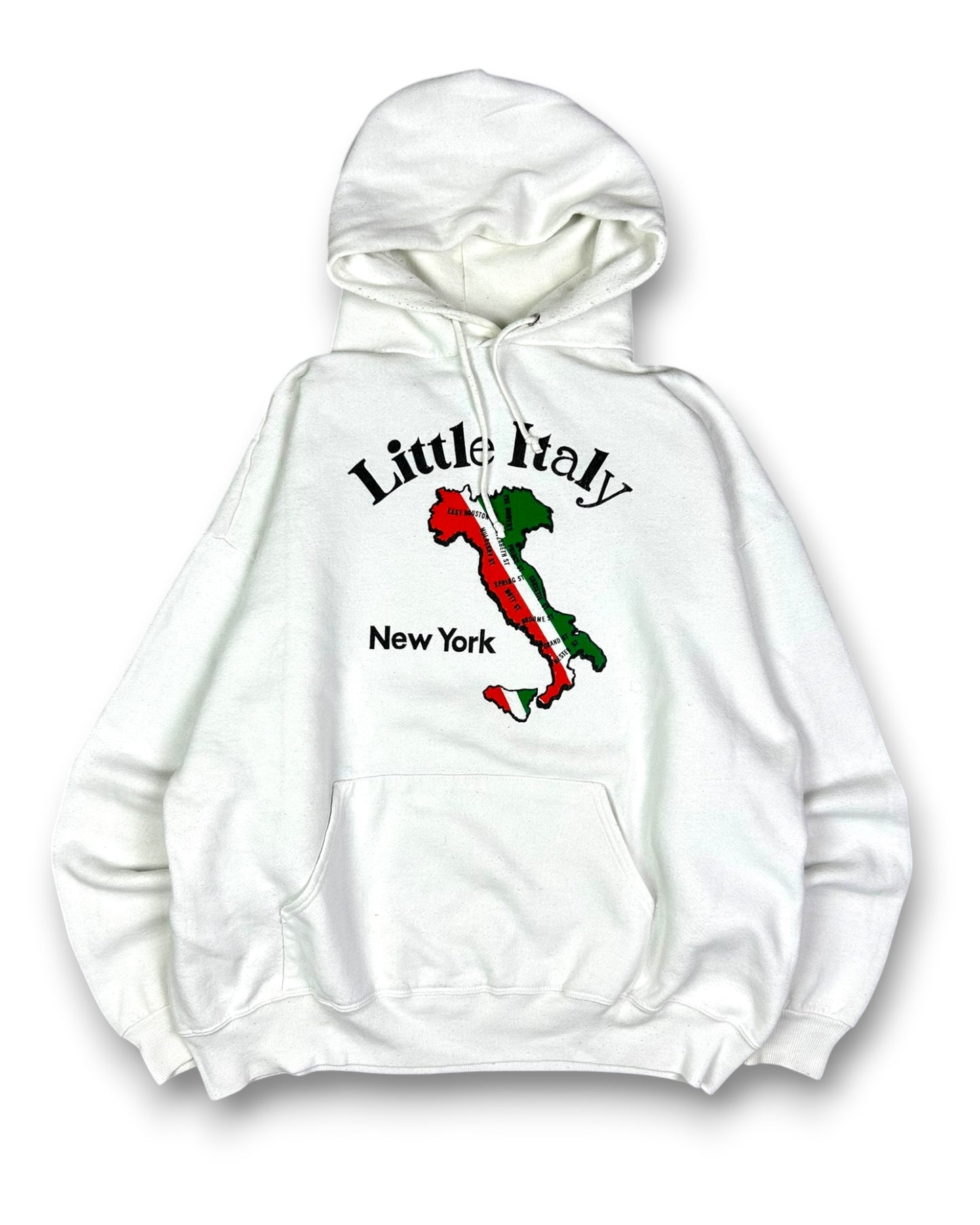 1990's Jerzees Little Italy Hoodie * (XL)