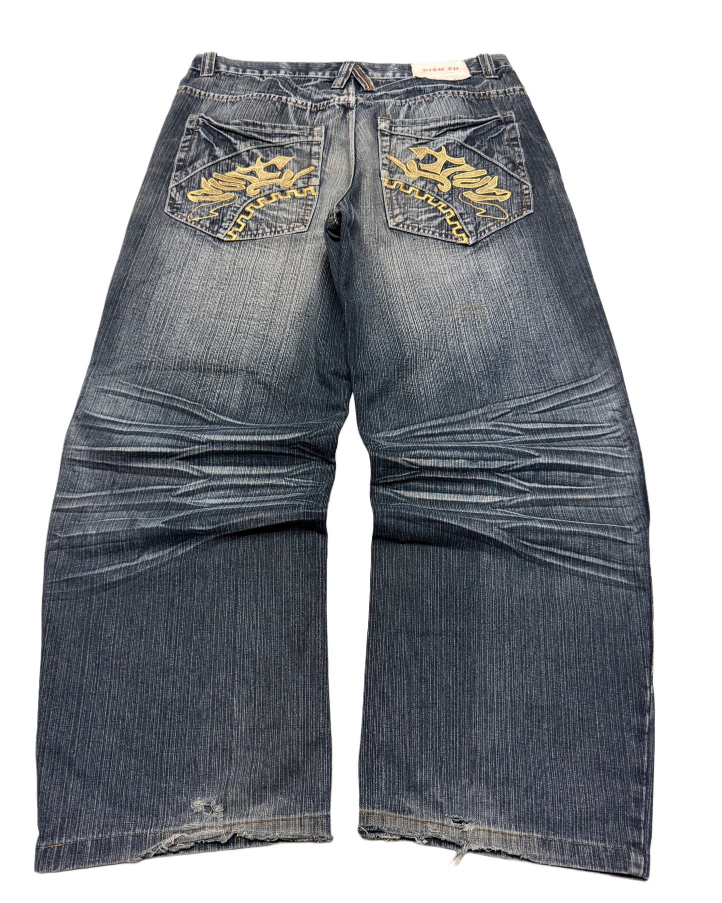 2000‘s Pien Fu Hip Hop Baggy Jeans Vintage/Y2K *very rare 38x34
