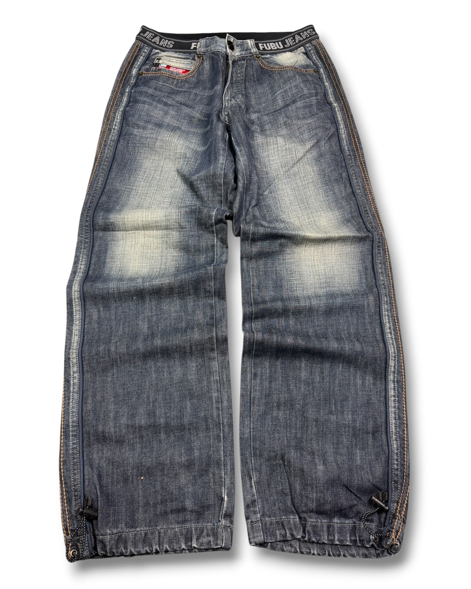 2000's Fubu Hip-hop Baggy Jeans *rare 34x32 (L)