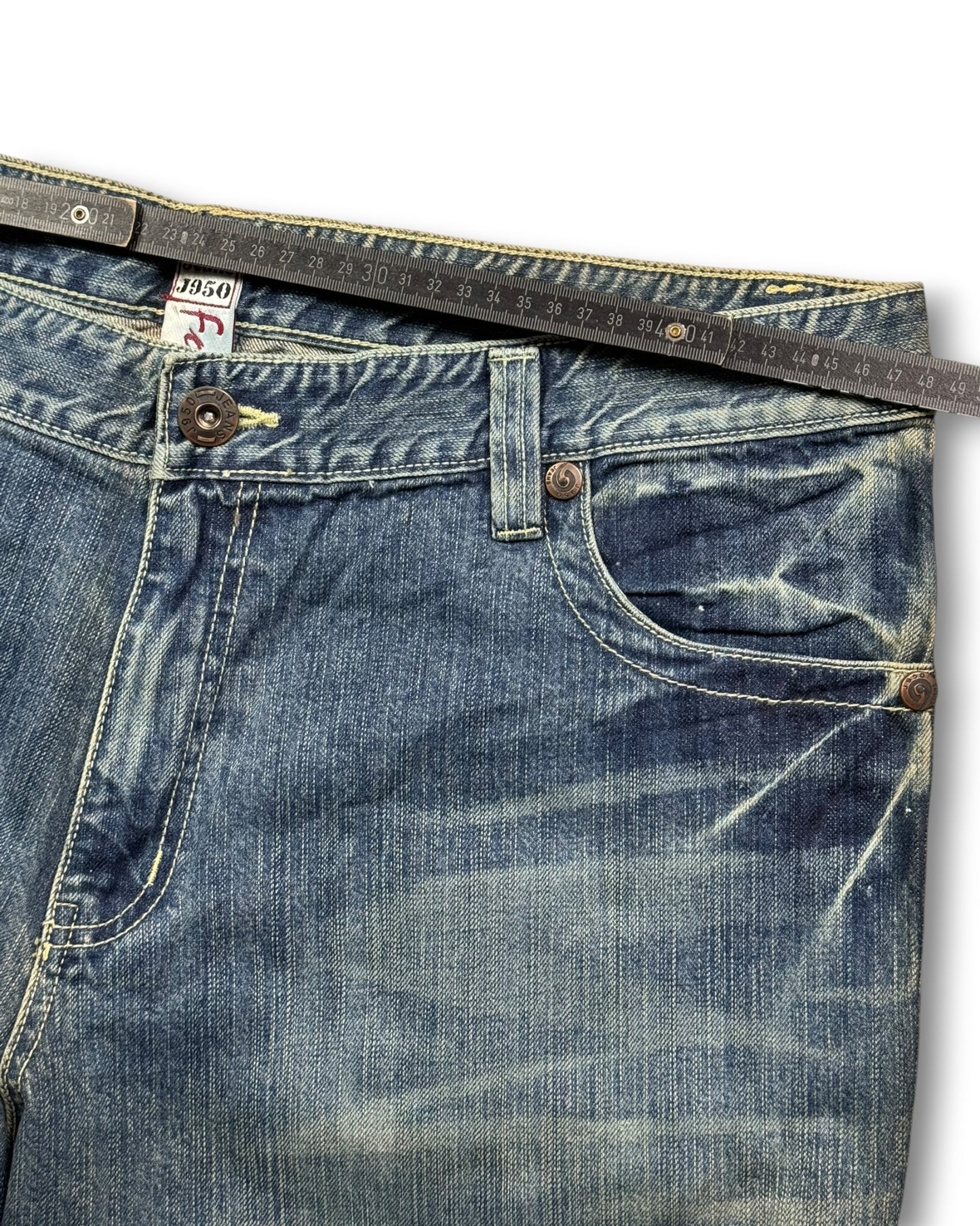 2000's J550 Deadstock Japanese Baggy Jeans *very rare 38x34 (XXL)
