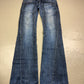 2000's Drive Korean Archive Low Waist/Bootcut Jeans Women's *very rare 28x32 (S)