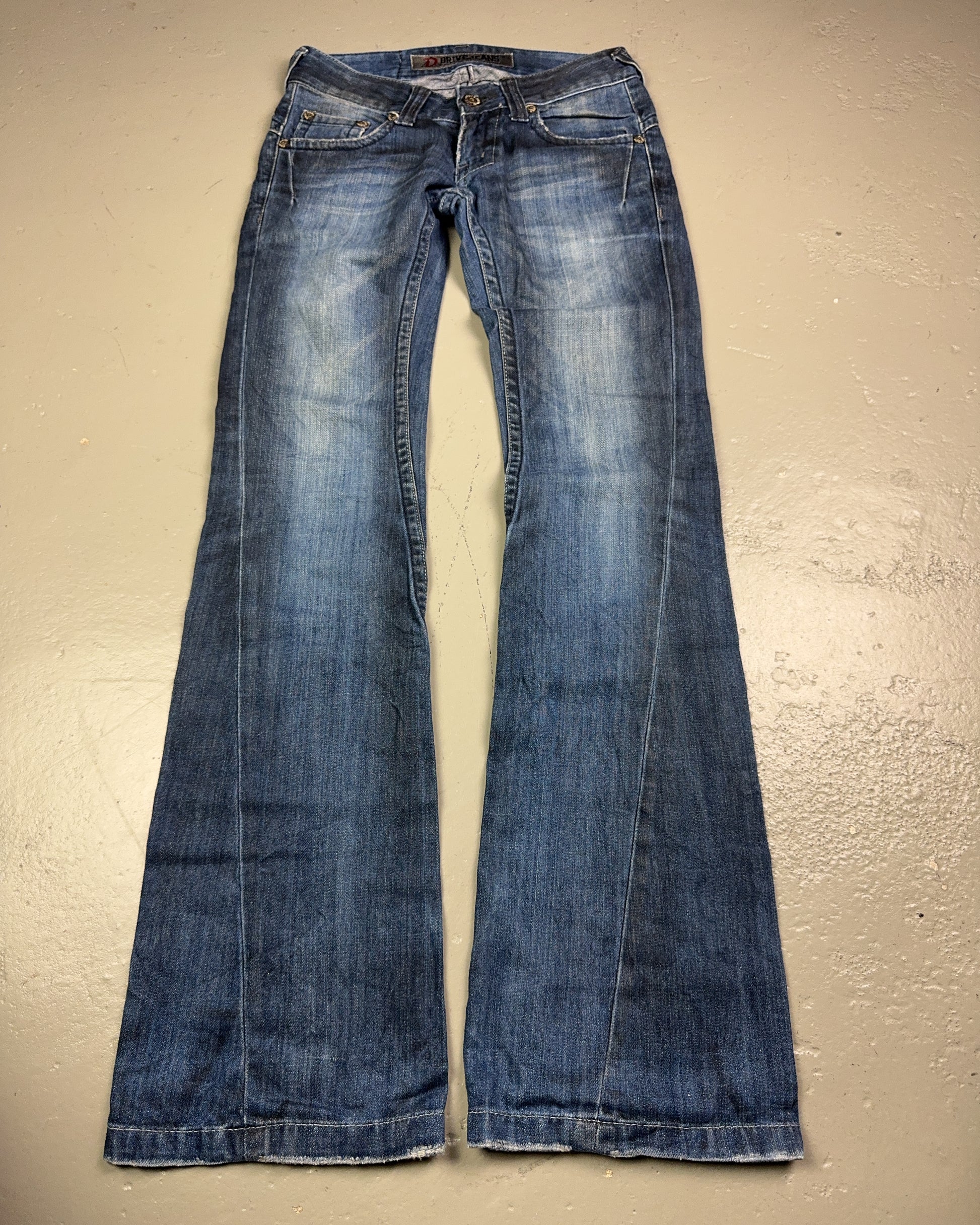 2000's Drive Korean Archive Low Waist/Bootcut Jeans Women's *very rare 28x32 (S)