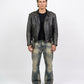 1990's Held Leather Jacket - Model shot