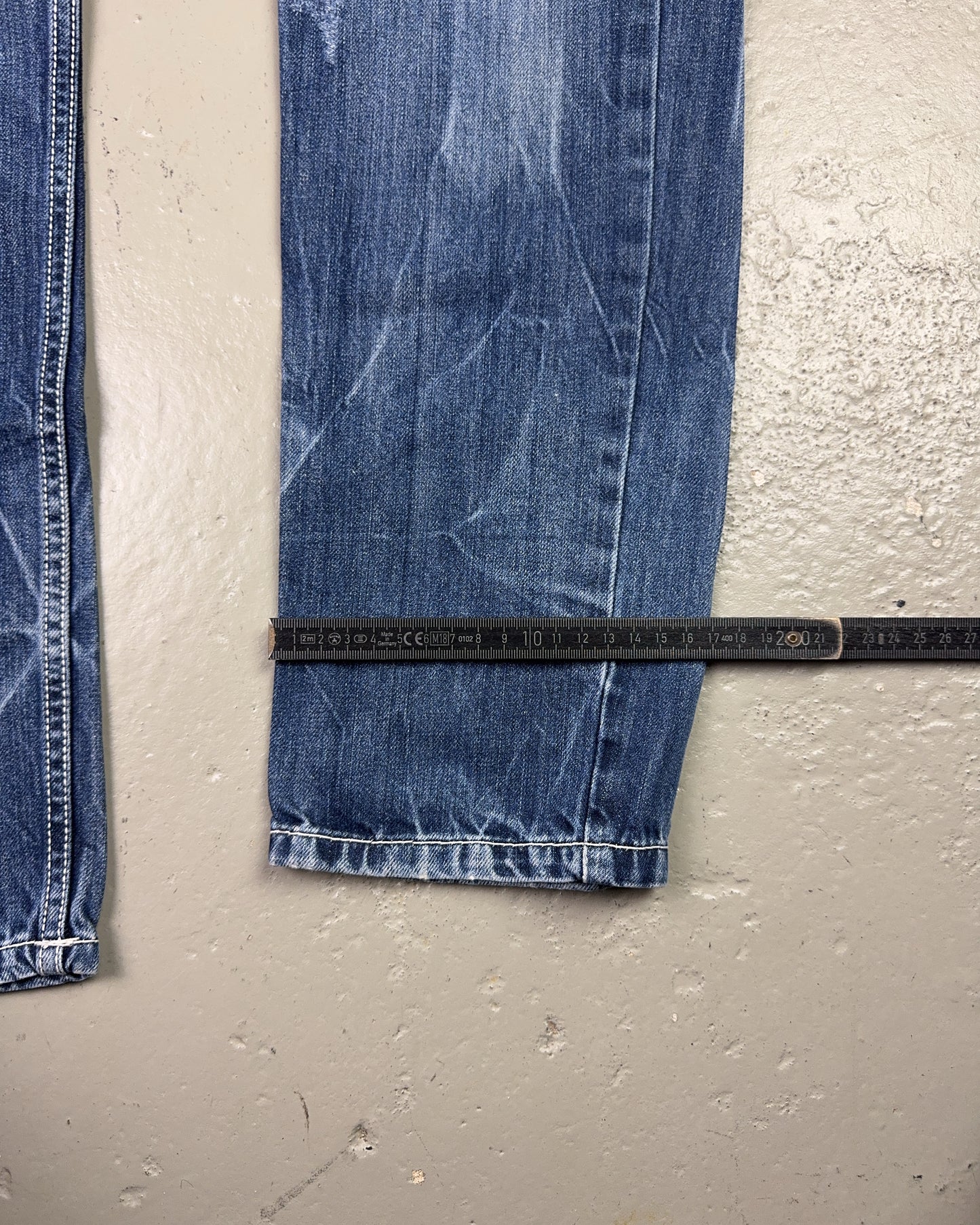 2000's Green Horse Japanese Slim/Straight Jeans *rare 33x30 (M)