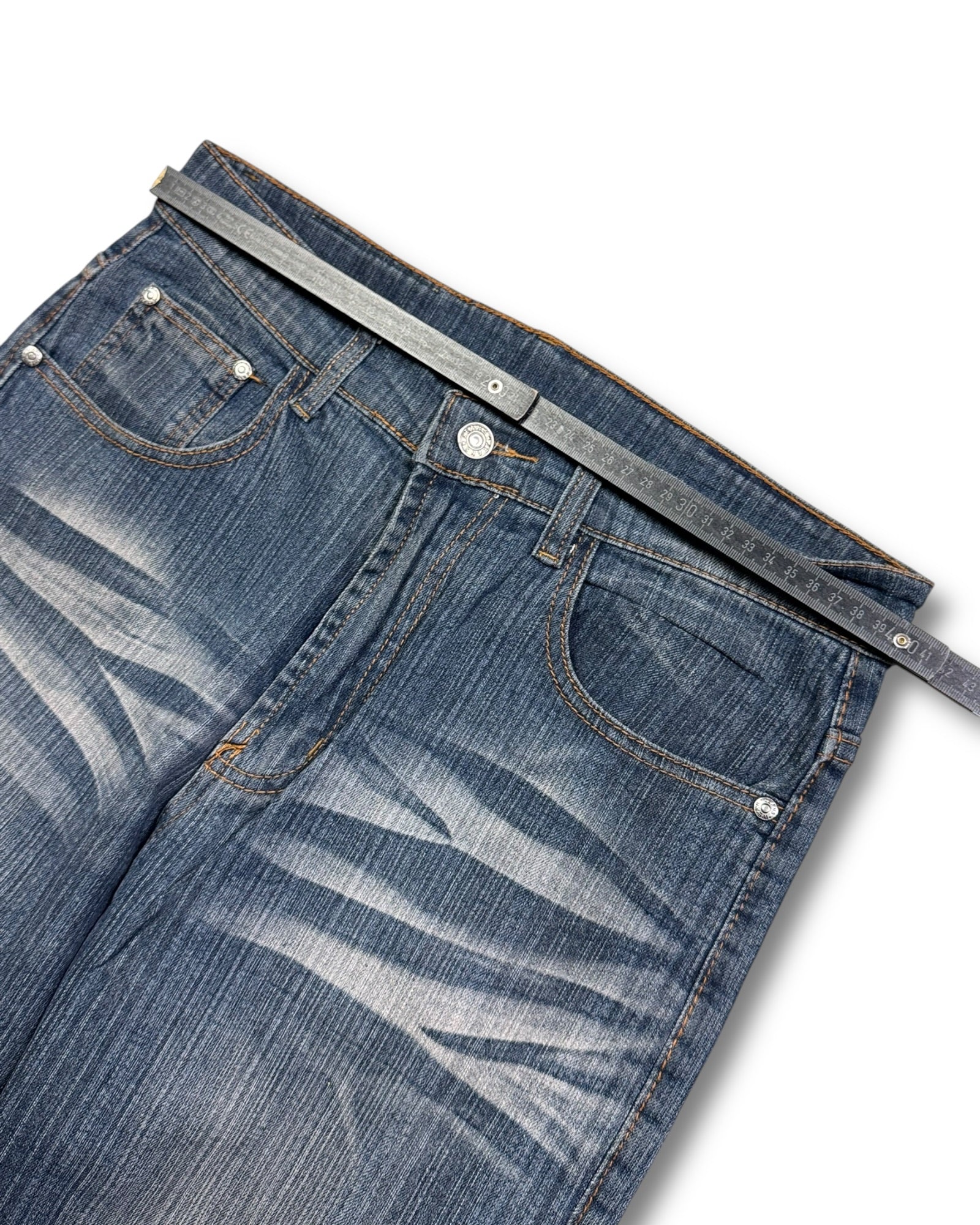 2000's Japanese Dragon Baggy Jeans * 30x28 (M)