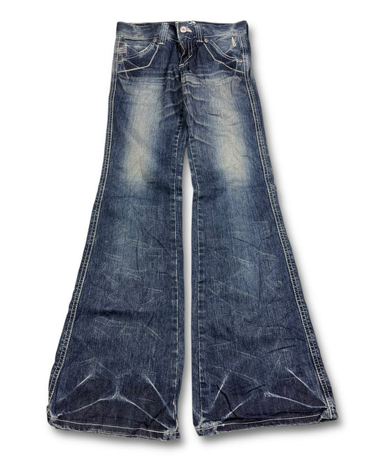 2000's Edwin Low Waist/Bootcut Japanese Jeans Women's *very rare 28x30 (S)