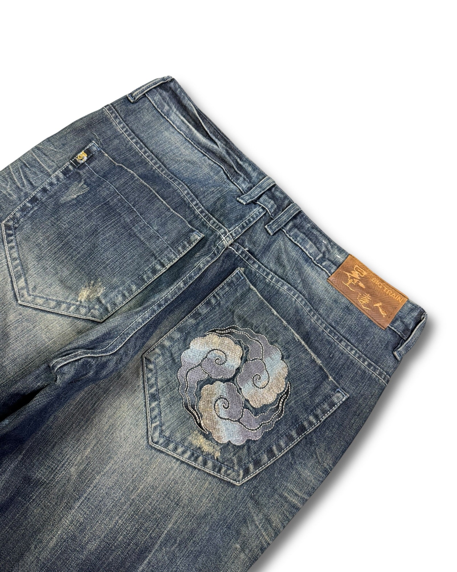 2000's Big Train Japanese Baggy Jeans *very rare 34x34 (L)