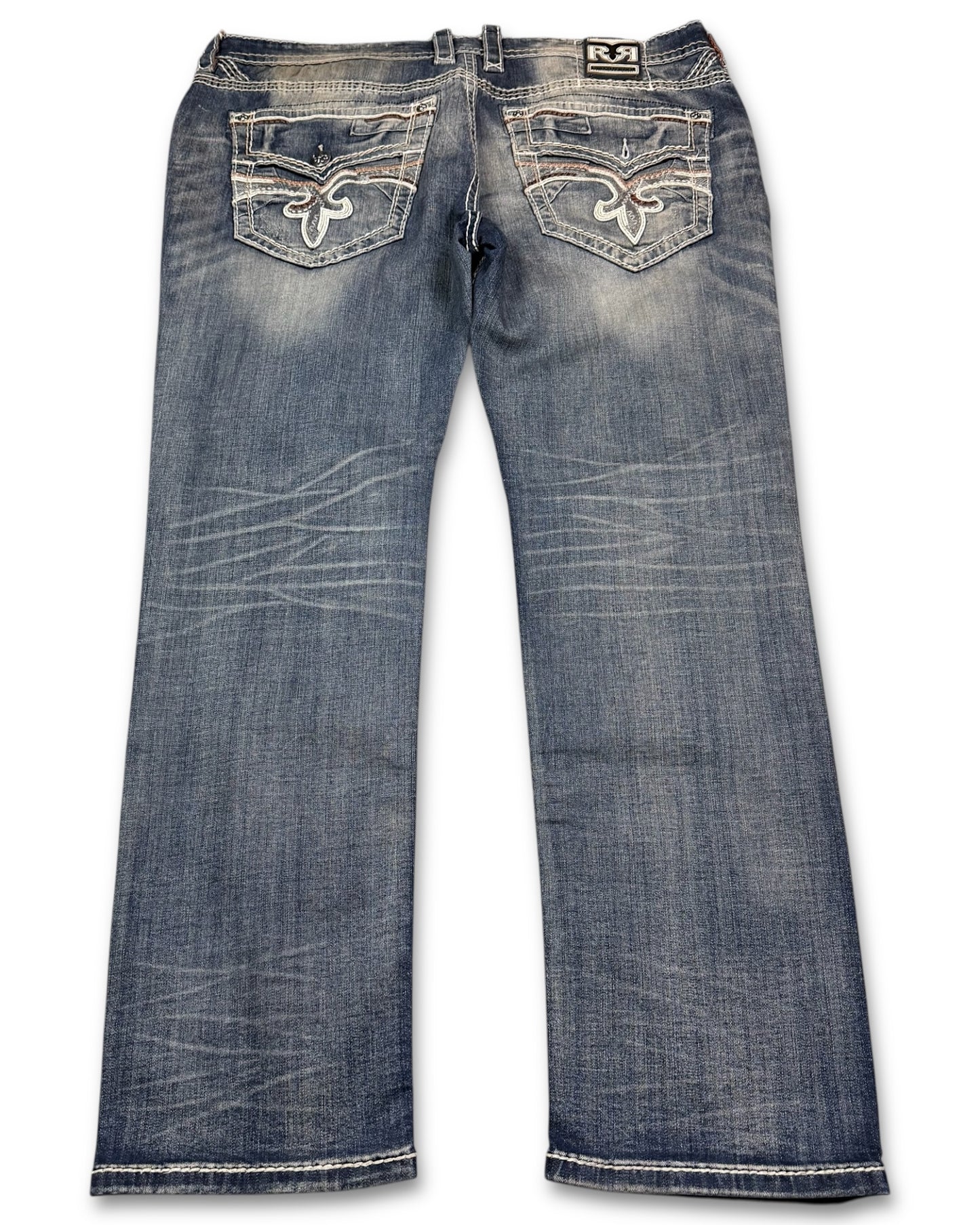 2000‘s Rock Revival Straight Jeans *rare 44x34