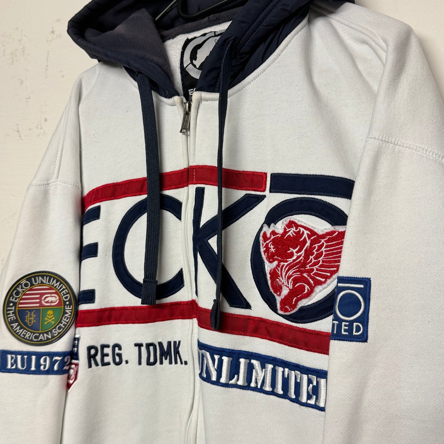 00‘s ECKŌ Unltd. Zip Hoodie Y2K/Vintage *sehr selten (XL)