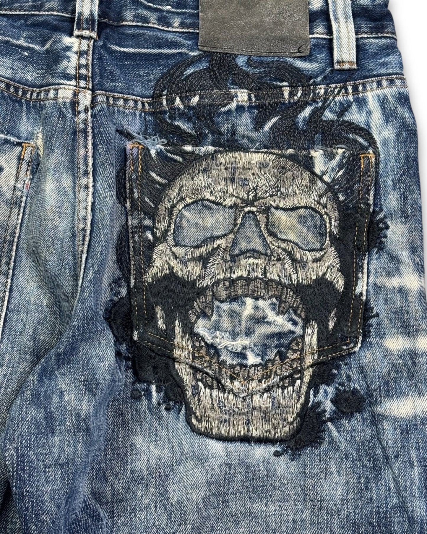 2000's Big Train Japanese Archive Baggy/Straight Jeans *extremely rare 32x32 (M)