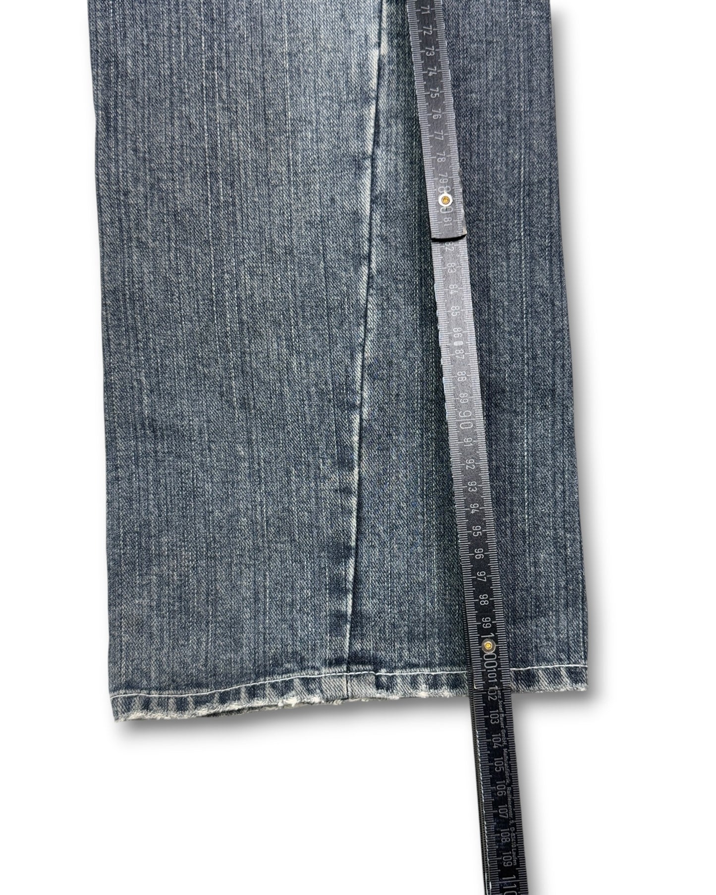 2000's Guell Mustard Japanese Archive Straight/Baggy Jeans *extremely rare 34x32 (L)