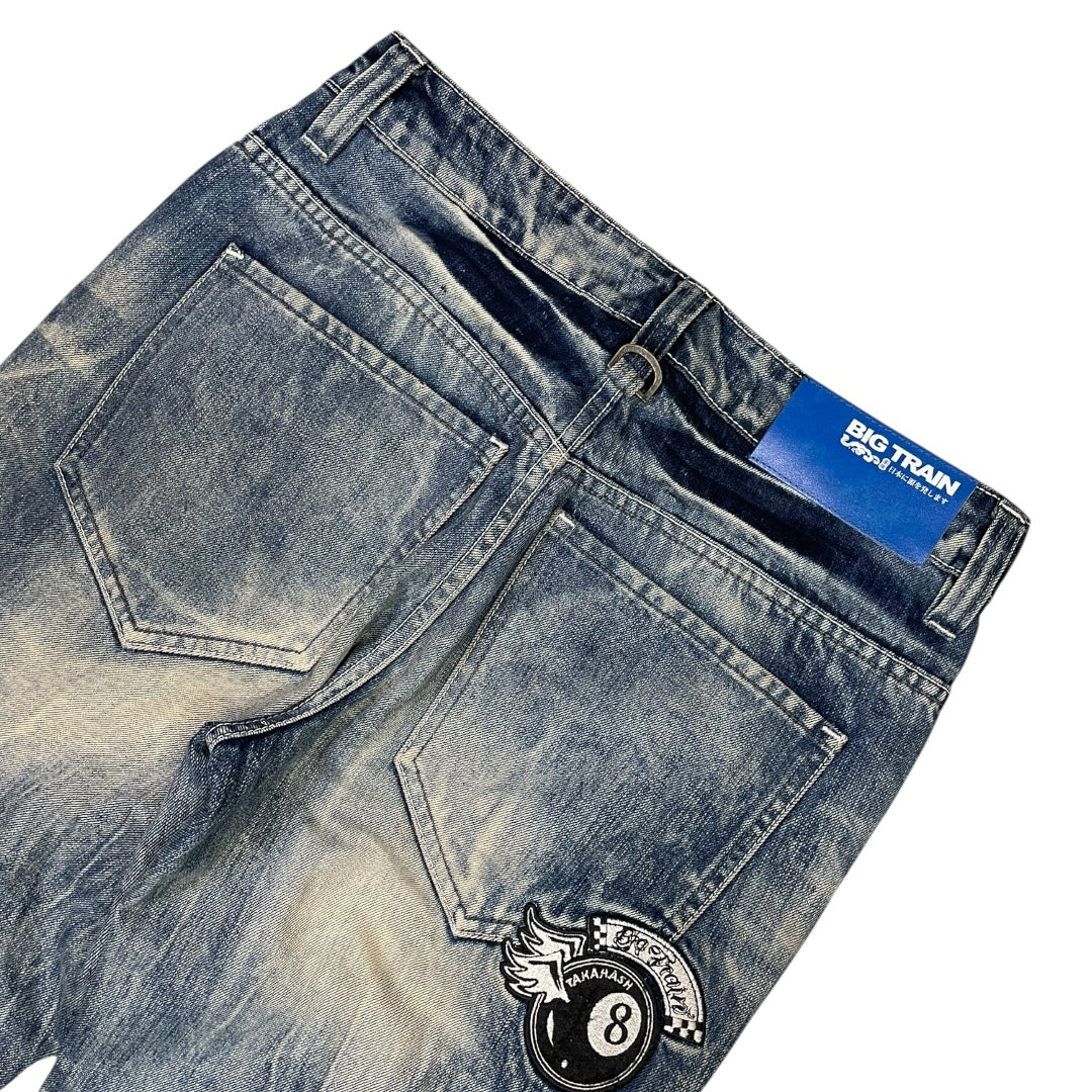 2000‘s Big Train Japanese Baggy/Straight Jeans *very rare 30x32