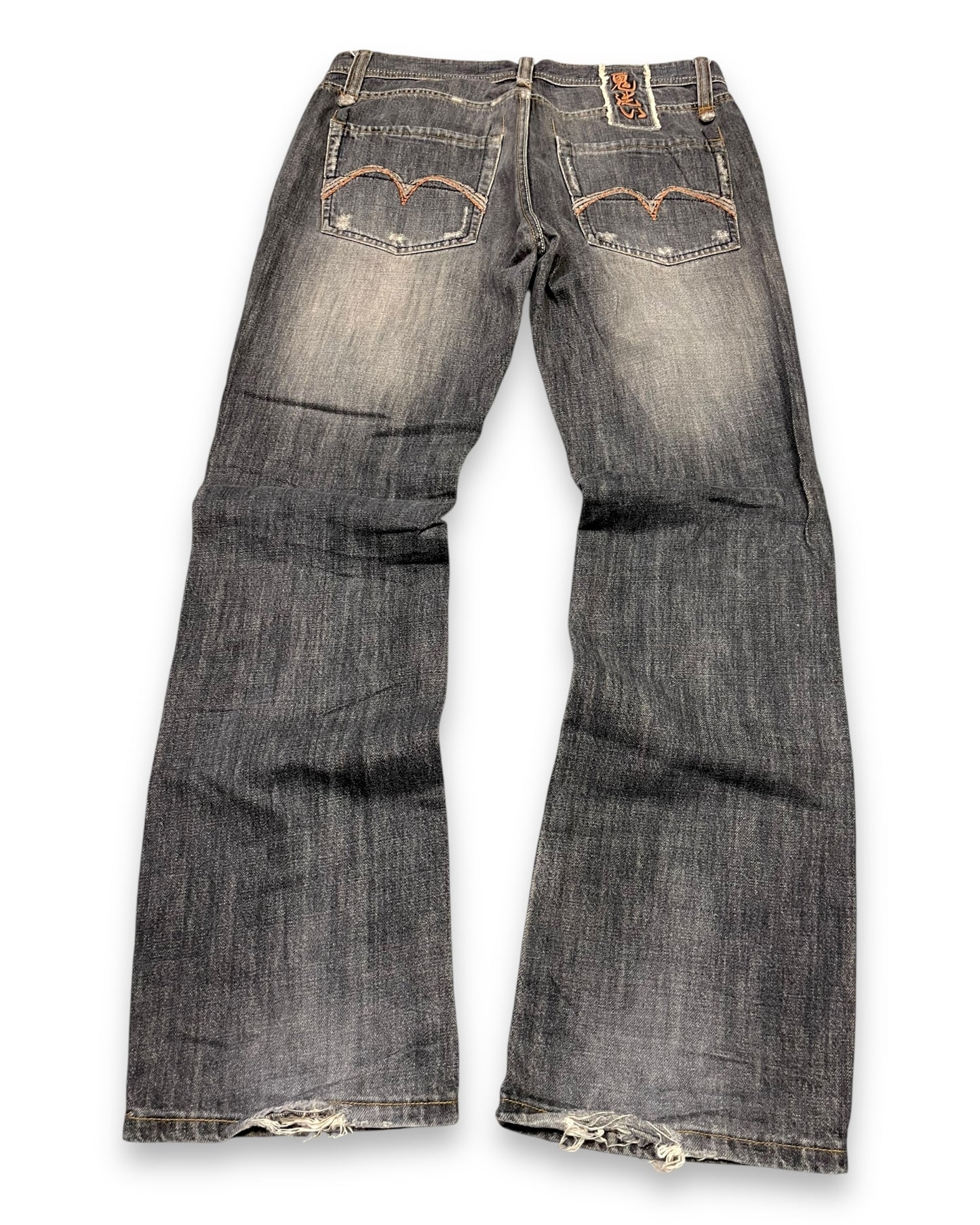 2000‘s Oniarai Nippon Japanese Baggy Jeans *rare 34x34