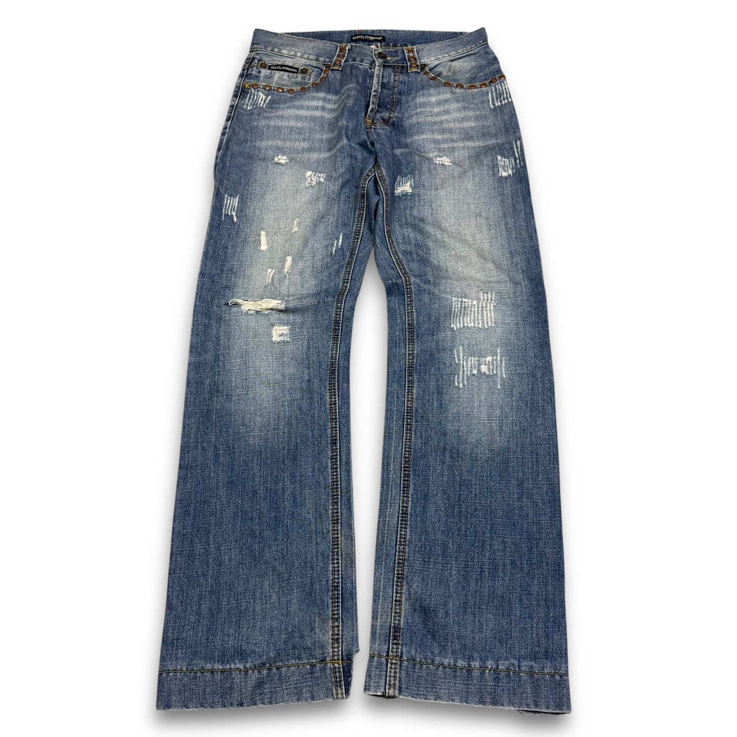 2000's Dolce & Gabbana Straight/Baggy Jeans *very rare 32x32 (M)