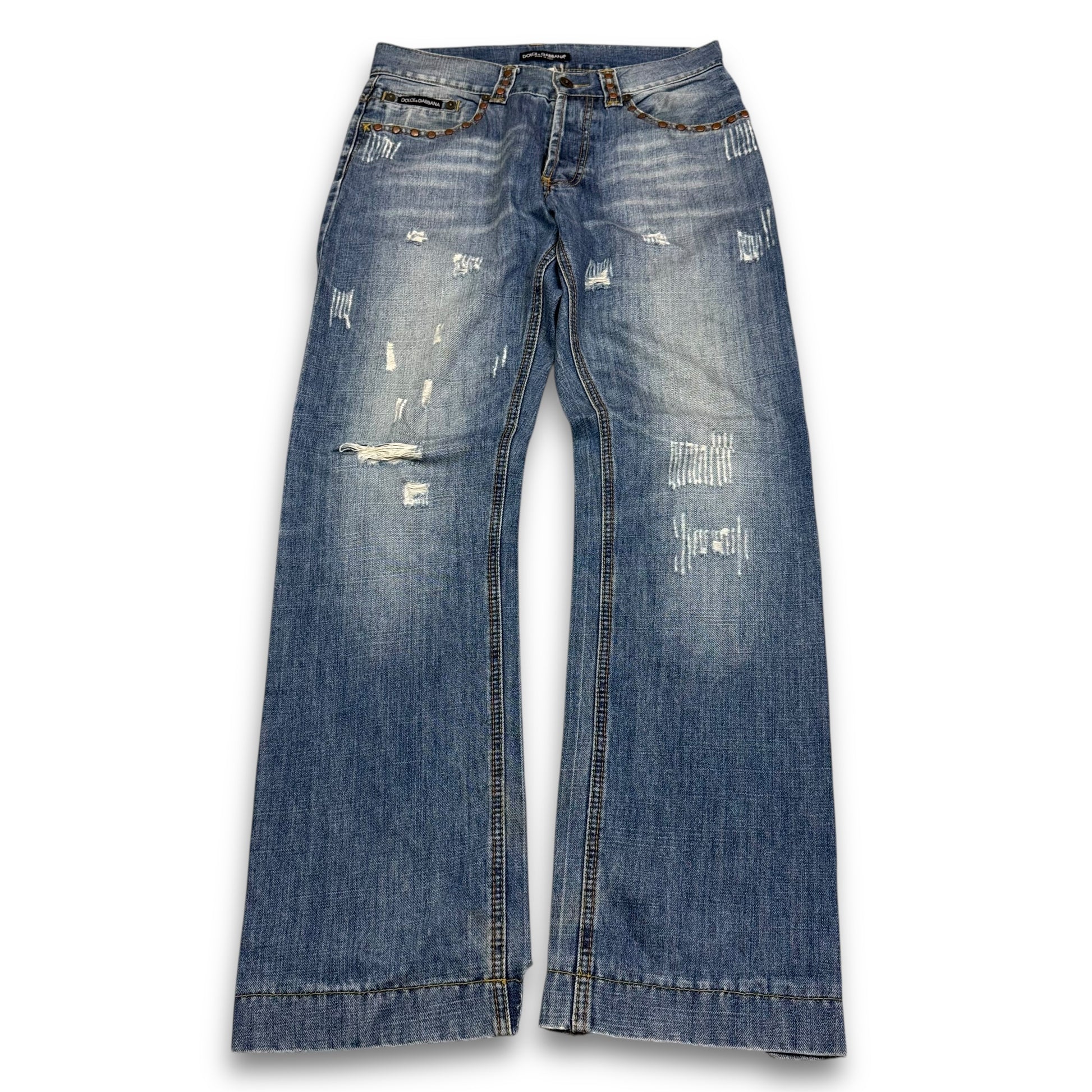 2000's Dolce & Gabbana Straight/Baggy Jeans *very rare 32x32 (M)