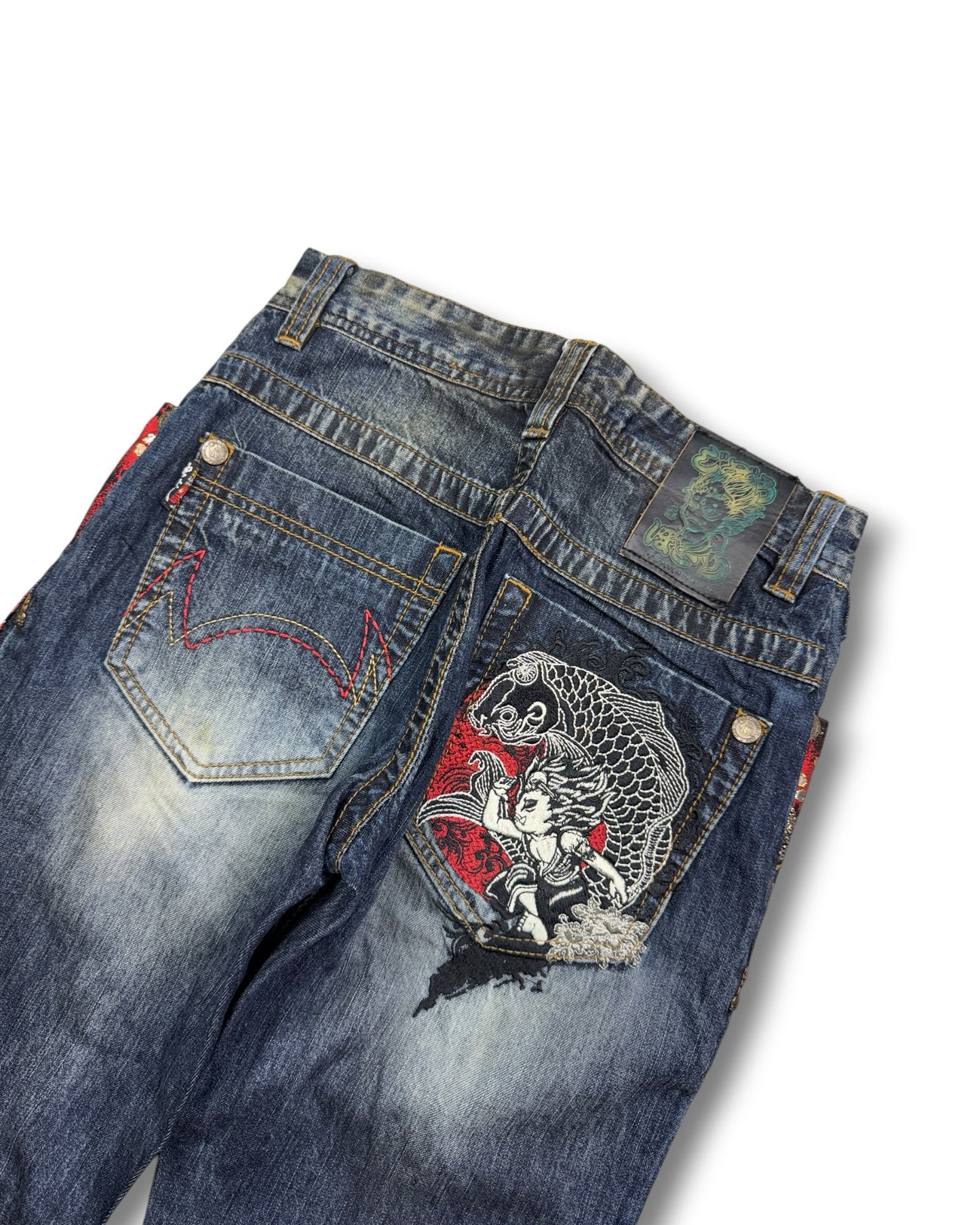2000's Jizo Japanese Slim/Straight Jeans *very rare 26x30 (XS)