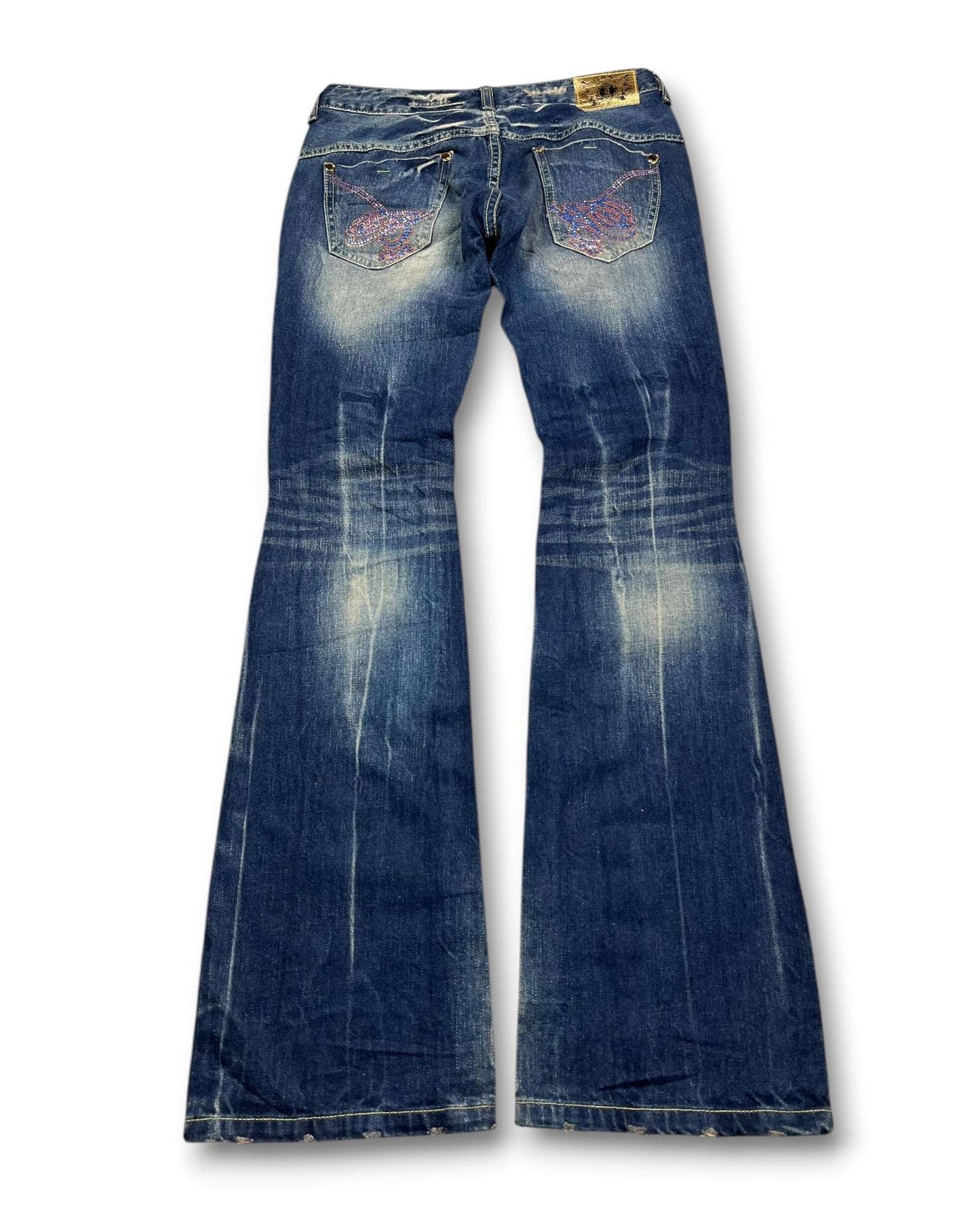 2000's B-jeans Low Waist/Bootcut Japanese Archive Jeans Women's *very rare 29x30 (S)