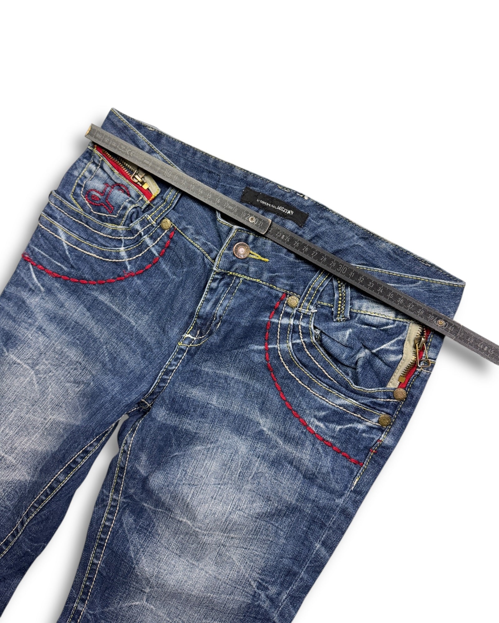 2000's Lolita Low Waist/Bootcut Japanese Jeans Women's *very rare 30x28 (M)
