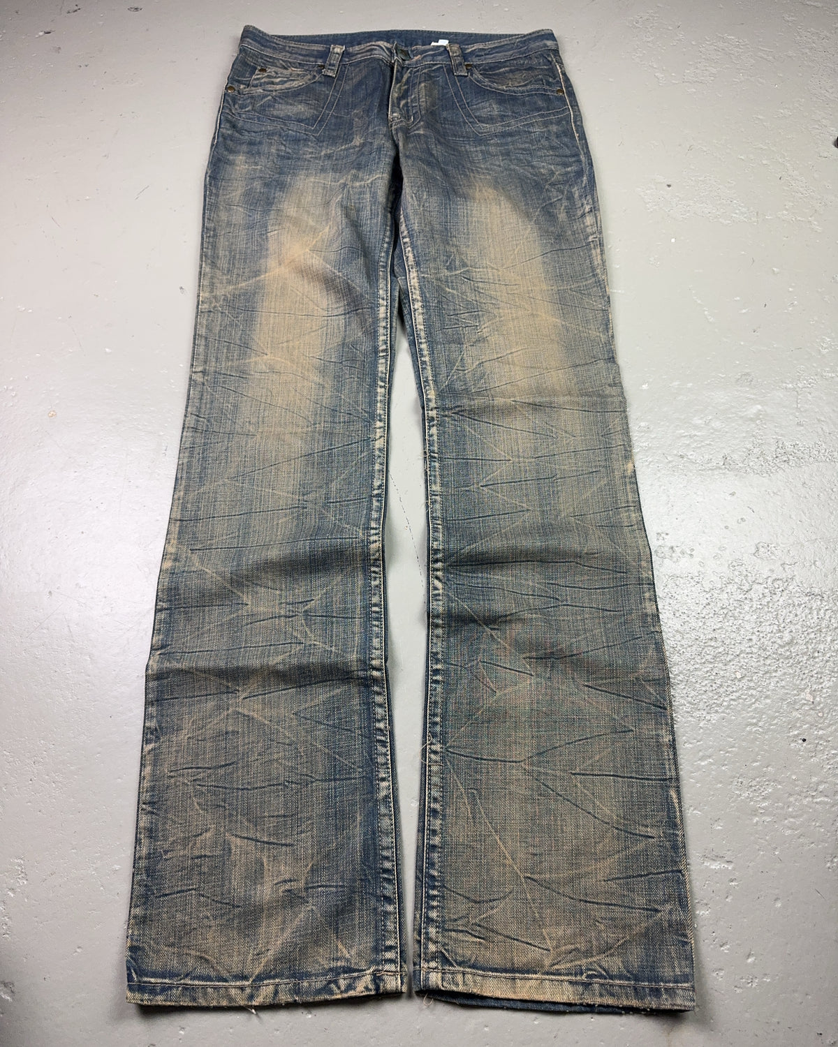 2000's Japanese Archive Bootcut/Flared Jeans *very rare 32x34 (M)
