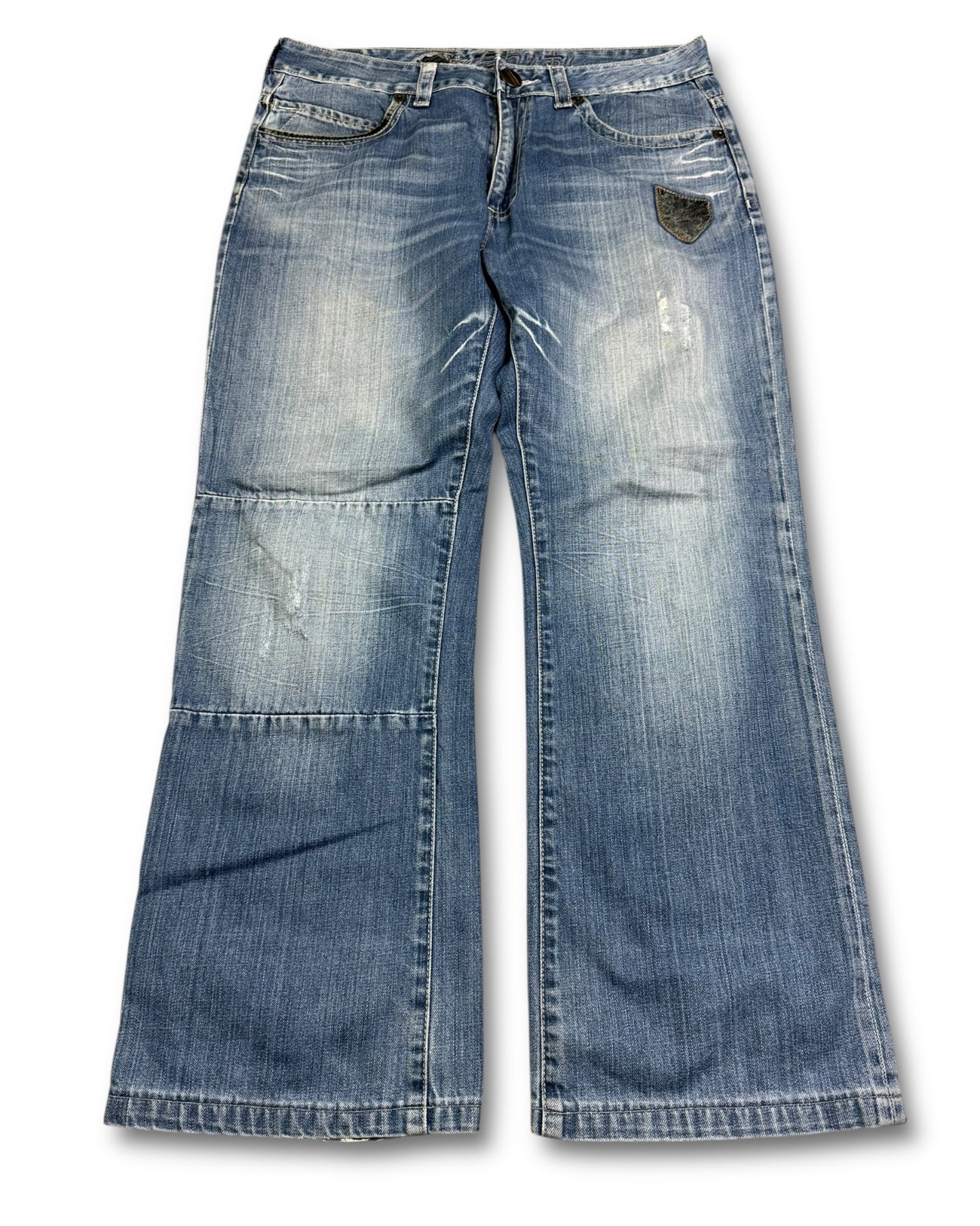 2000's Big Train Japanese Archive Baggy Jeans *very rare 36x30 (XL)