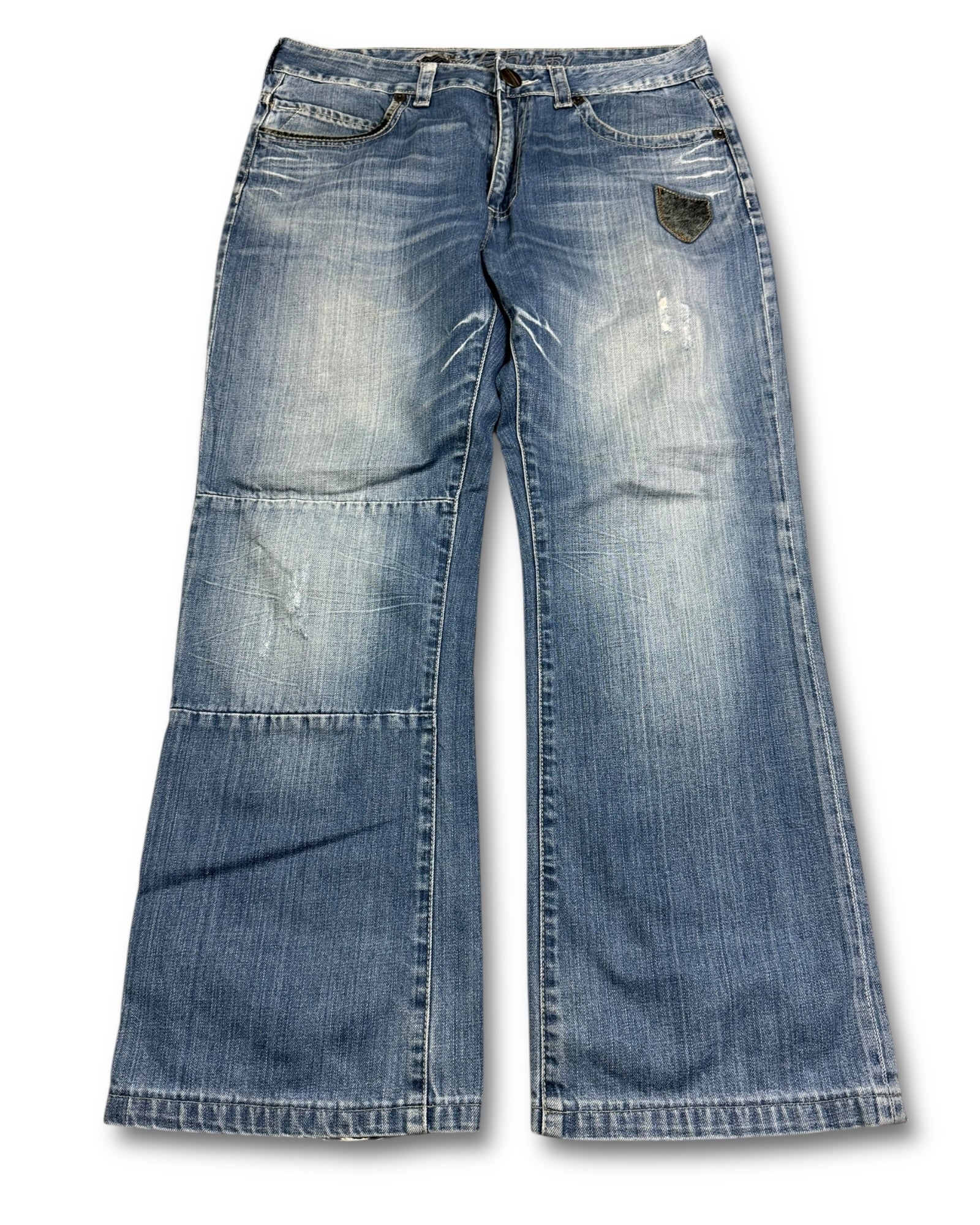 2000's Big Train Japanese Archive Baggy Jeans *very rare 36x30 (XL)