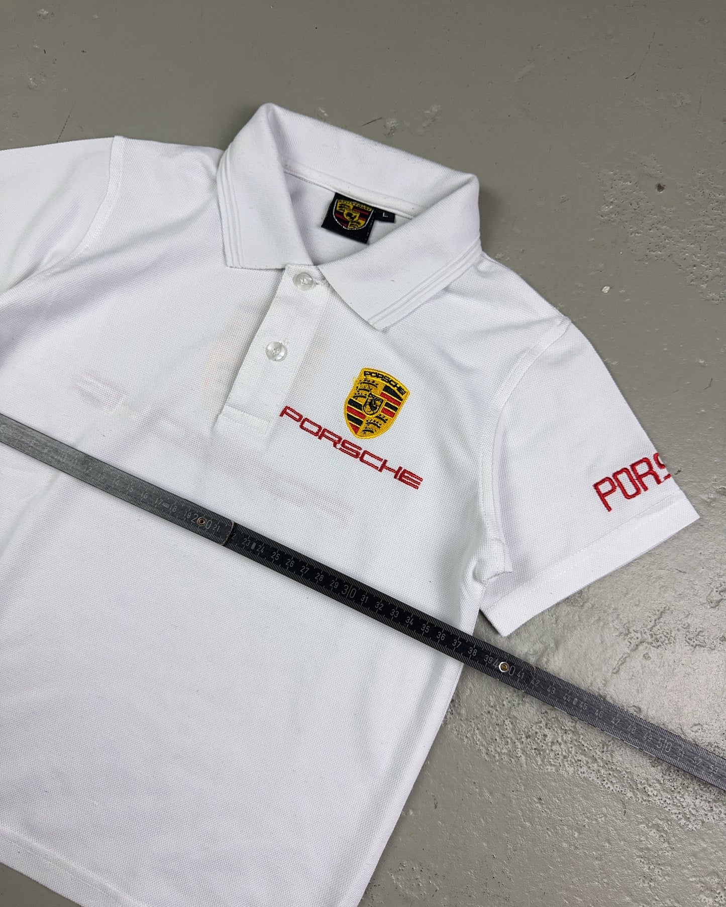 2000's Porsche Polo Shirt Women's *rare (S)