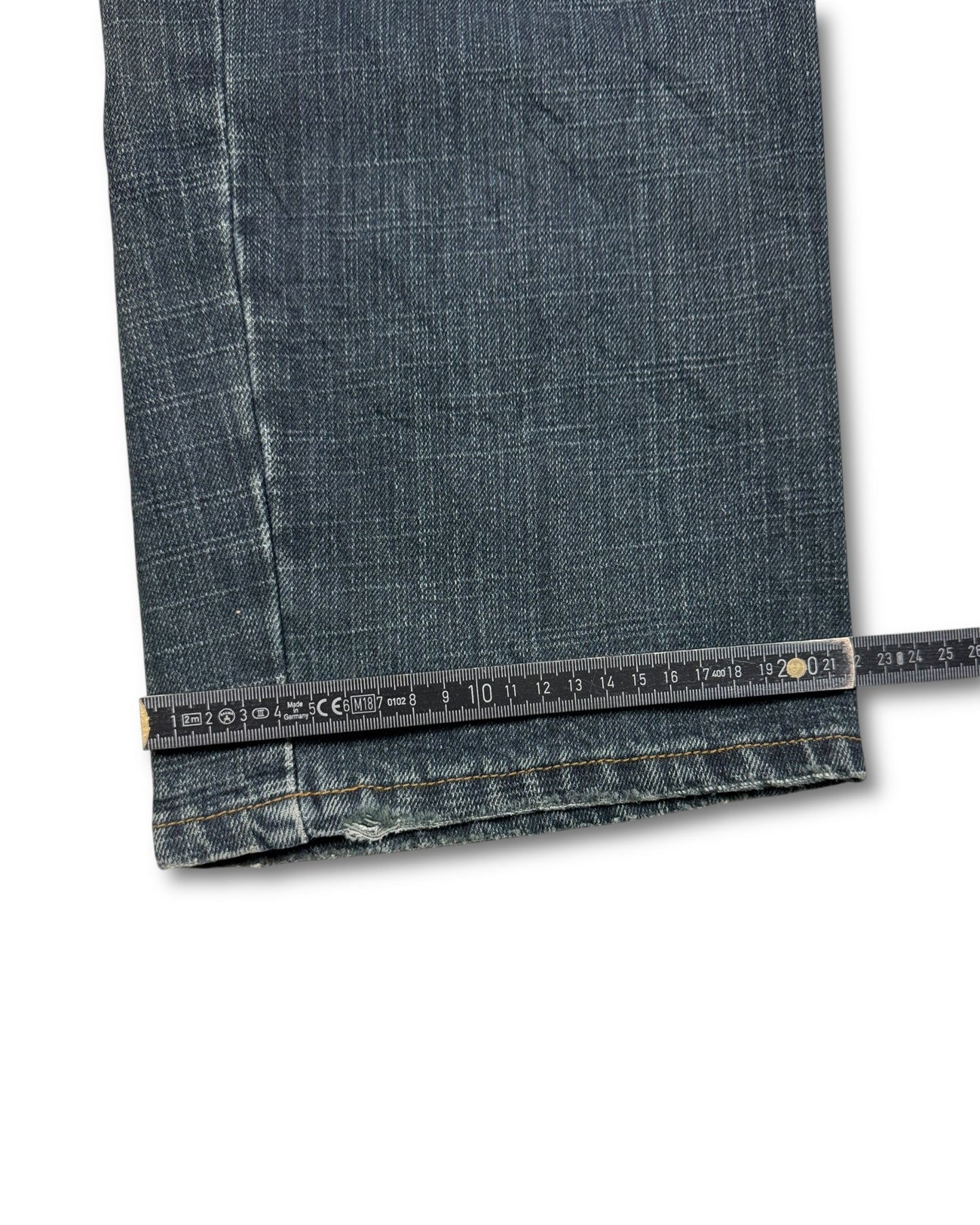 2000's Sheng Yue Han Straight Japanese Style Jeans *rare 28x32 (S)