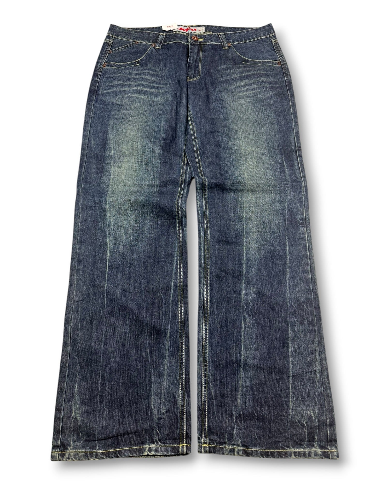 2000's J950 Baggy Deadstock Japanese Archive Jeans *very rare 38x34 (XXL)