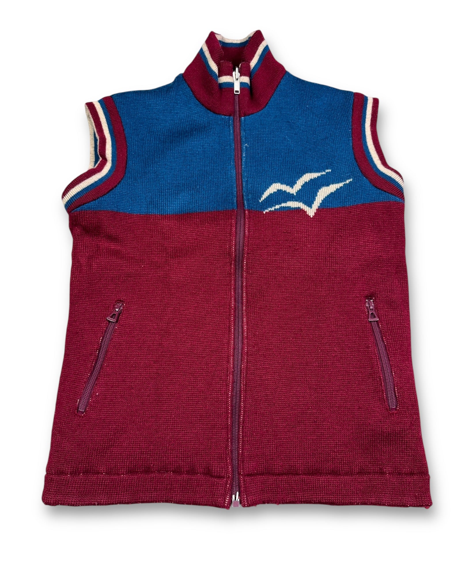 1980's Colmar 2in1 Reversible Knit Vest *very rare (M)