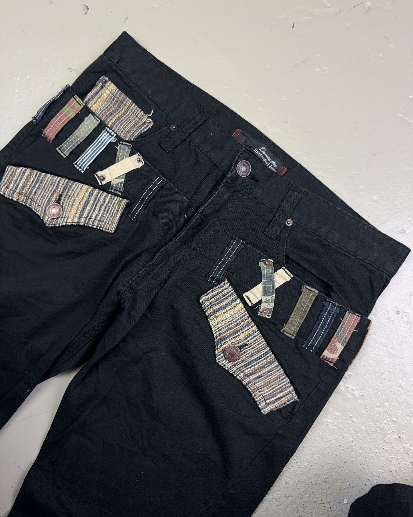 2000's Dominate Double Waist Japanese Archive Straight Jeans *very rare 32x32 (M)
