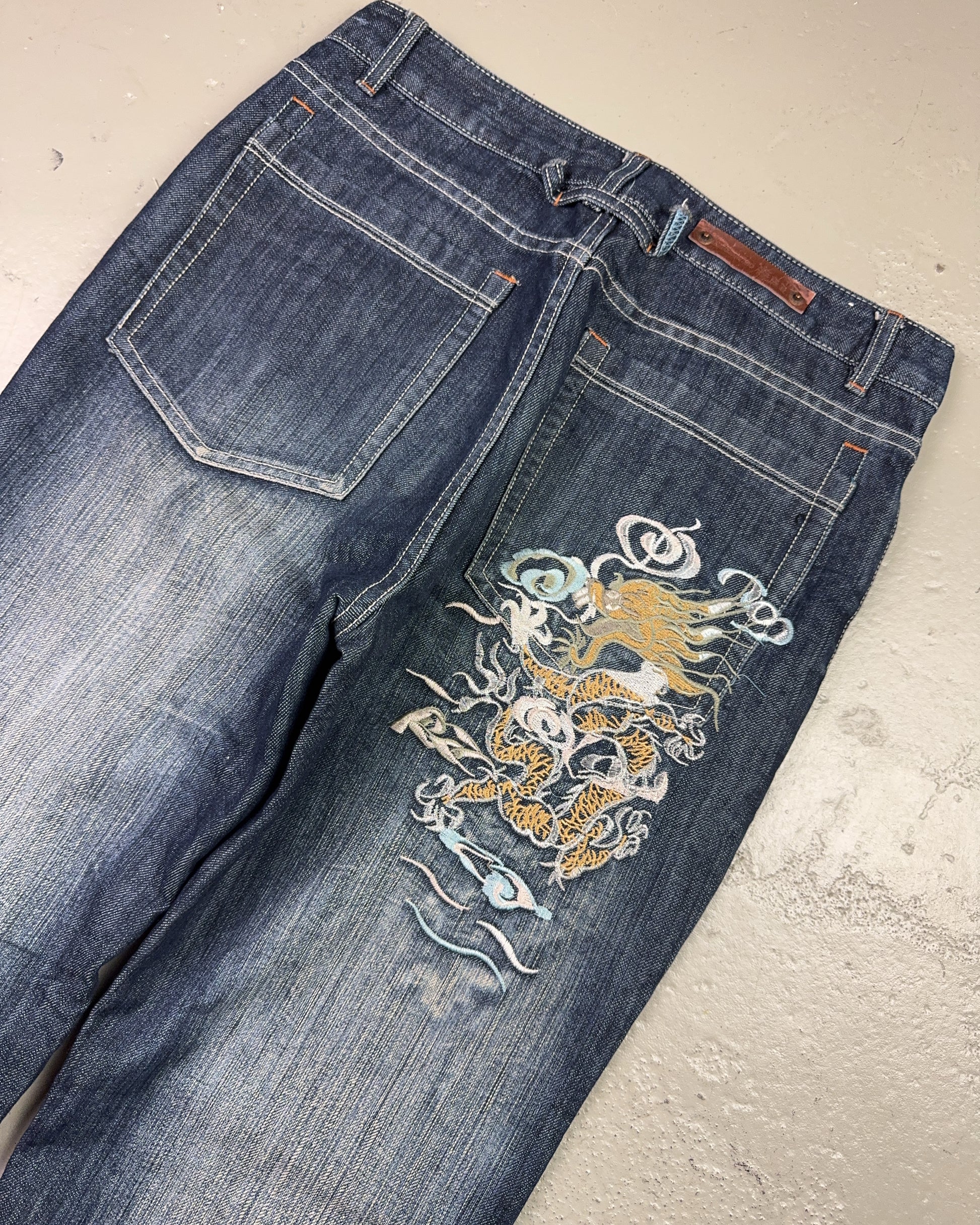 2000's Hdn Jeans Japanese Straight/Baggy Jeans *rare 32x32 (M)