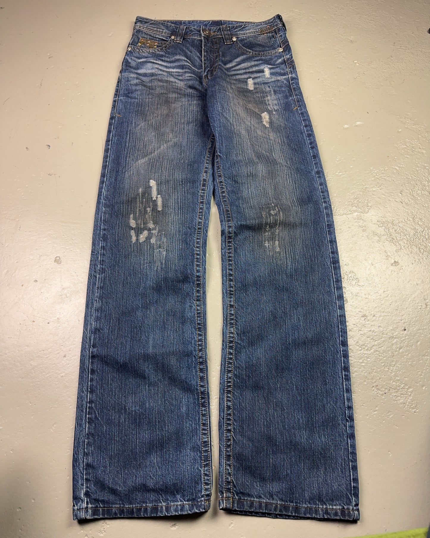 2000's Big Group Japanese Archive Straight/Baggy Jeans *very rare 30x34 (M)