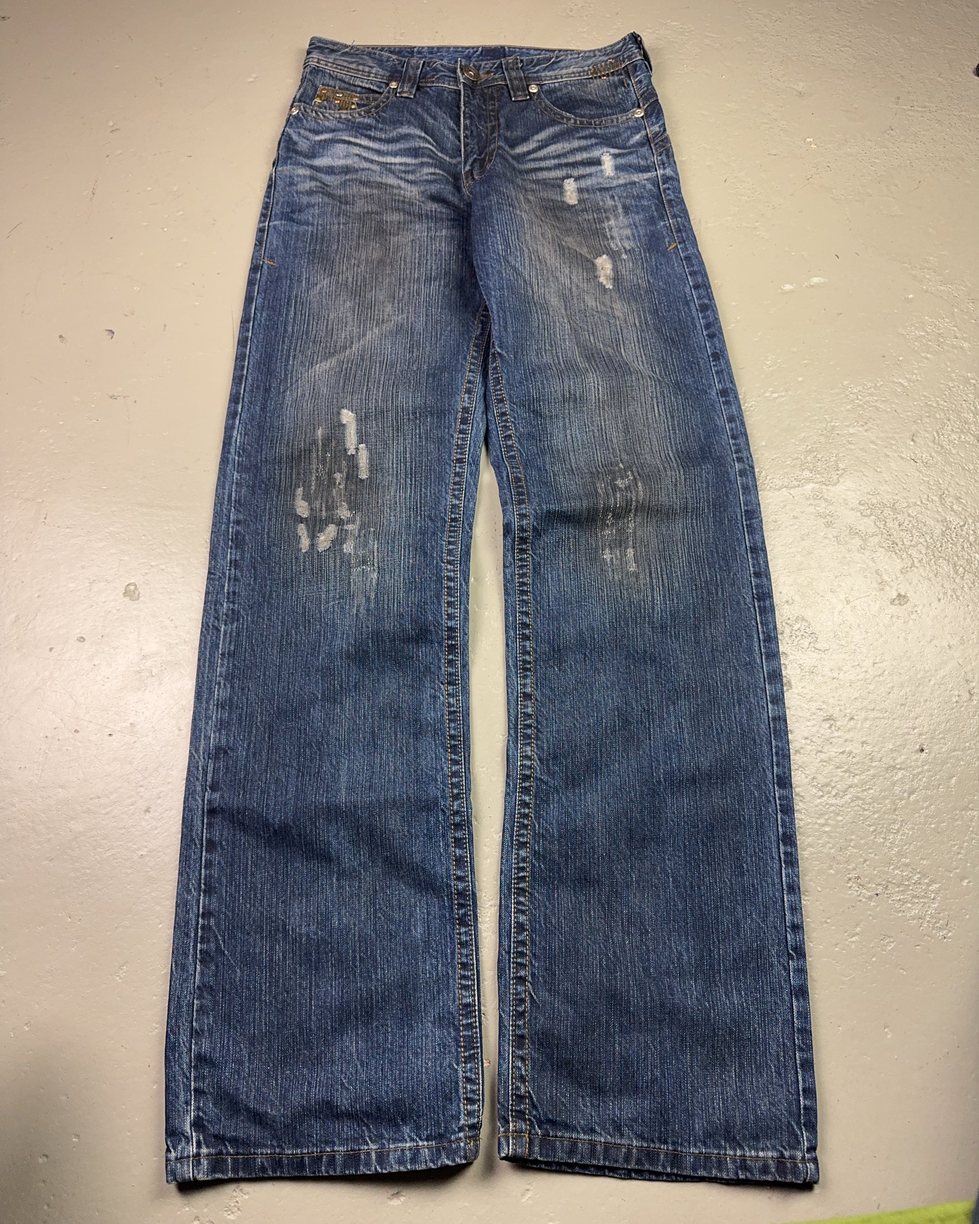 2000's Big Group Japanese Archive Straight/Baggy Jeans *very rare 30x34 (M)