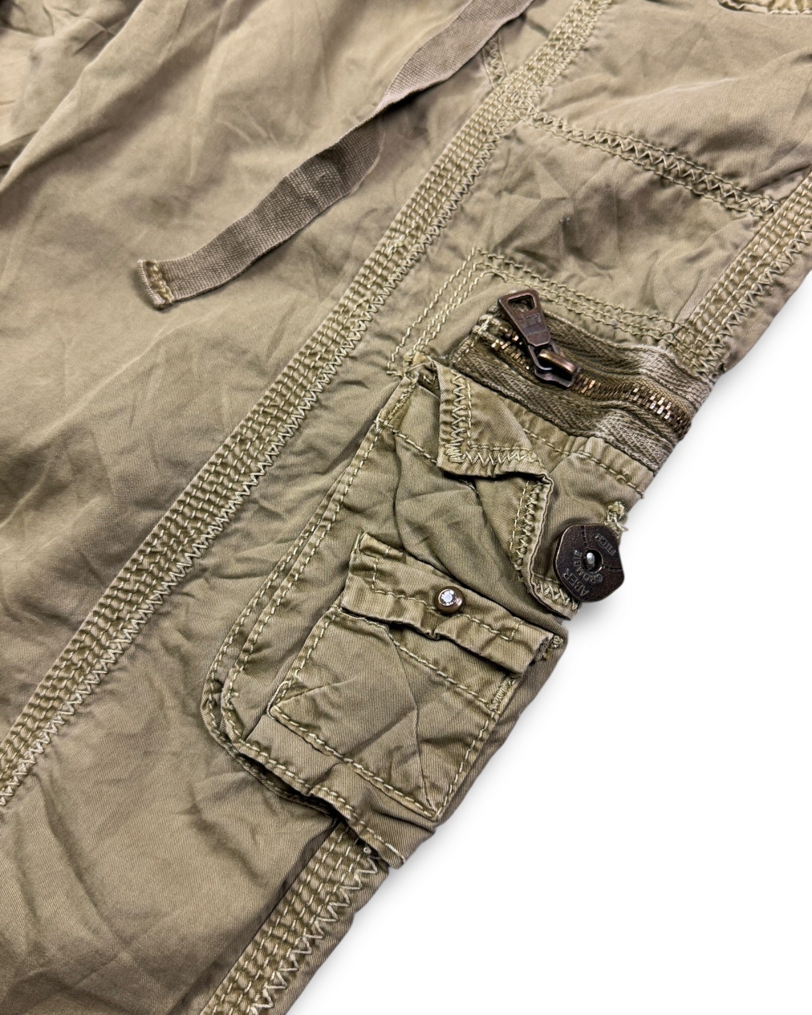 2000's Abercrombie & Fitch Baggy Pants Women's *very rare 30x30 (M)