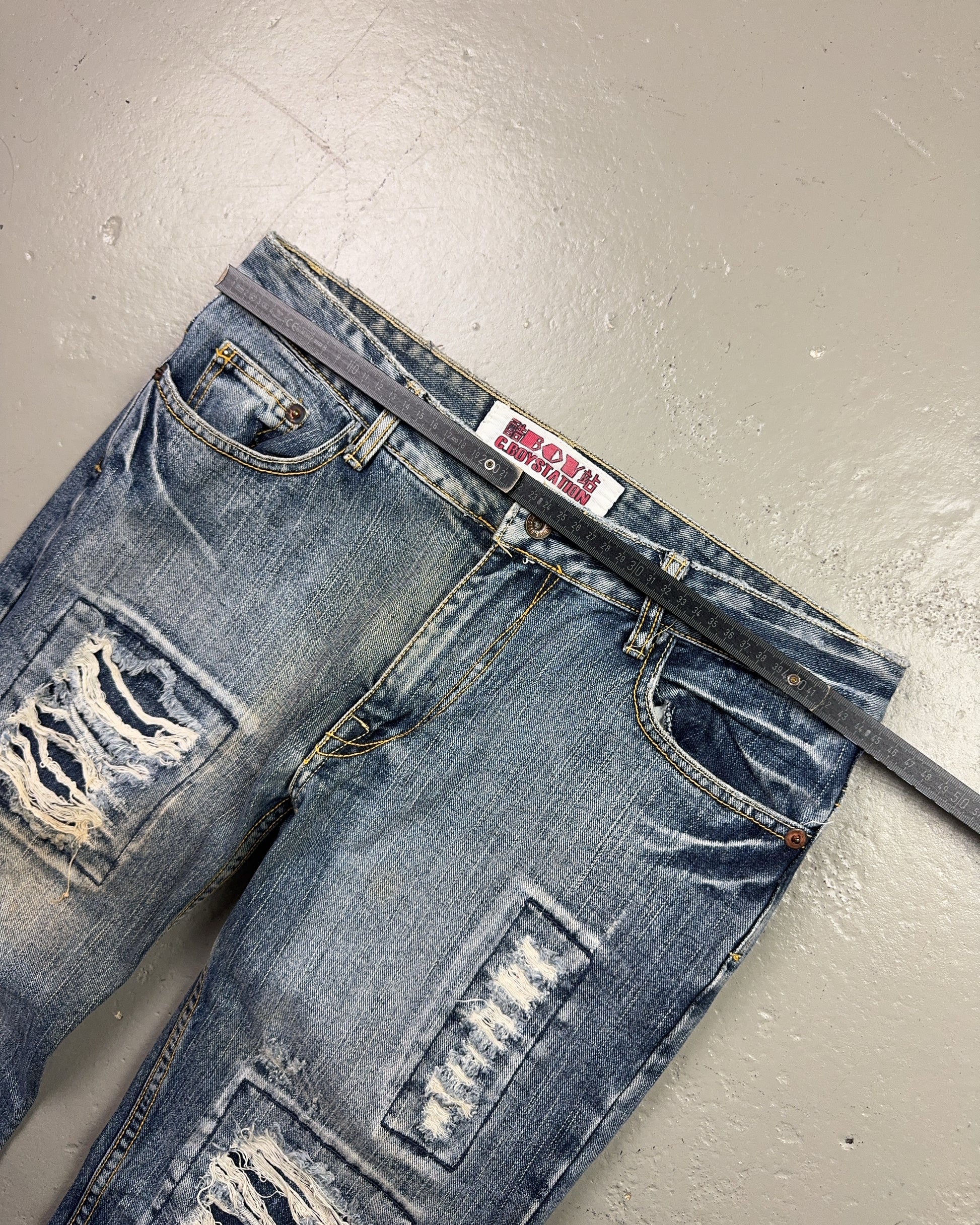 2000's Boy's Japanese Straight Jeans *very rare 34x32 (L)