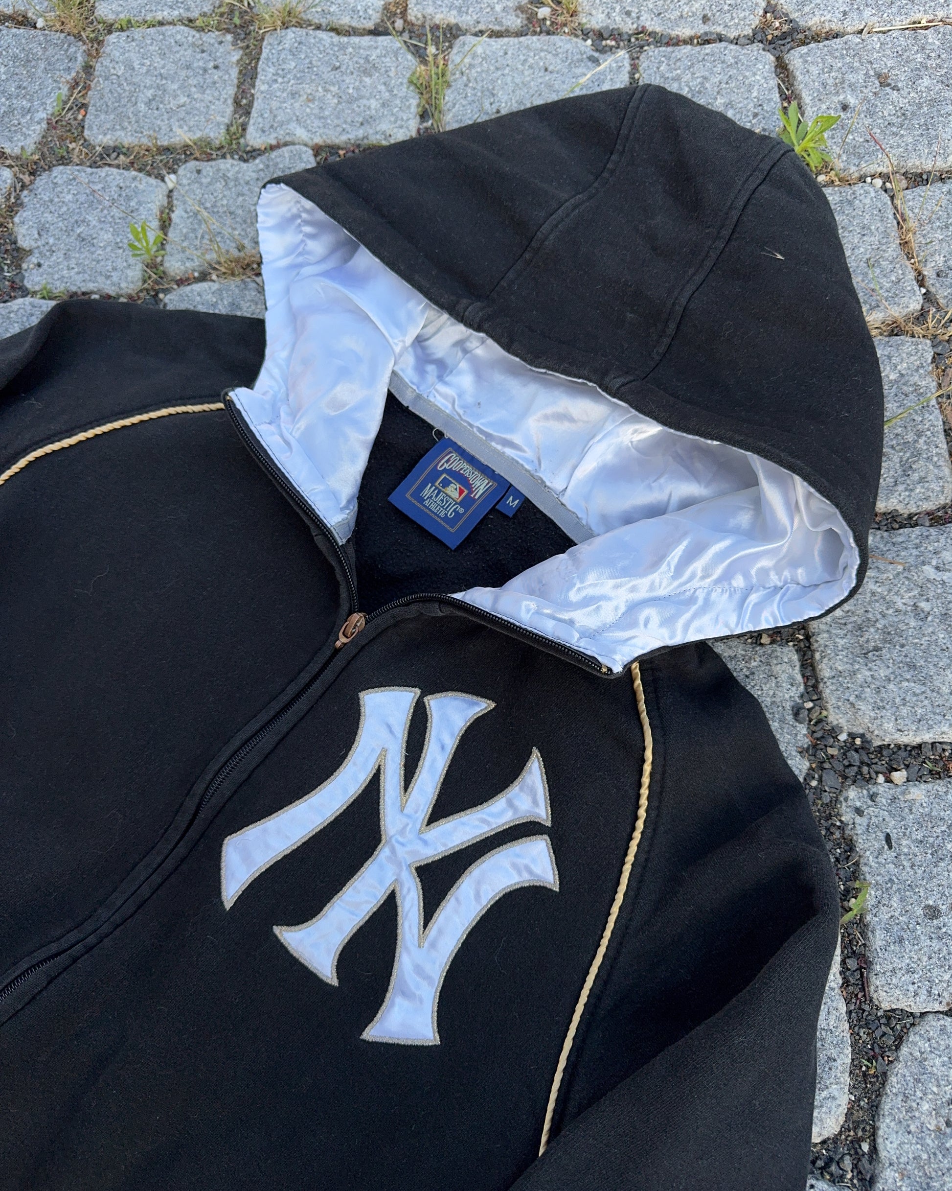 2000's New York Yankees Majestic Athletic Zip Hoodie *rare (M)