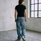 Model wearing Vovelle Vogue Jeans XL