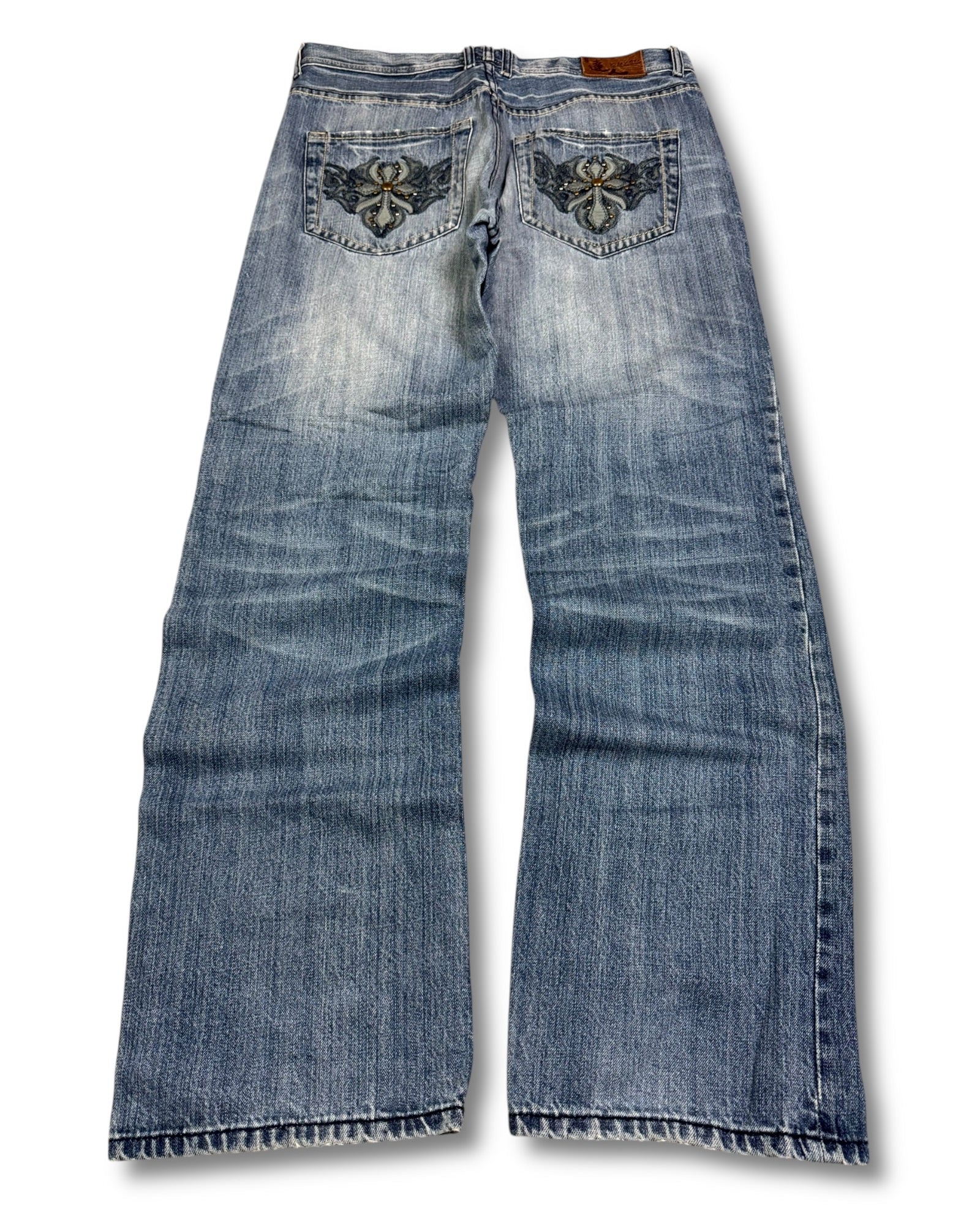 2000's Big Train Japanese Baggy Jeans *very rare 36x34 (XL)