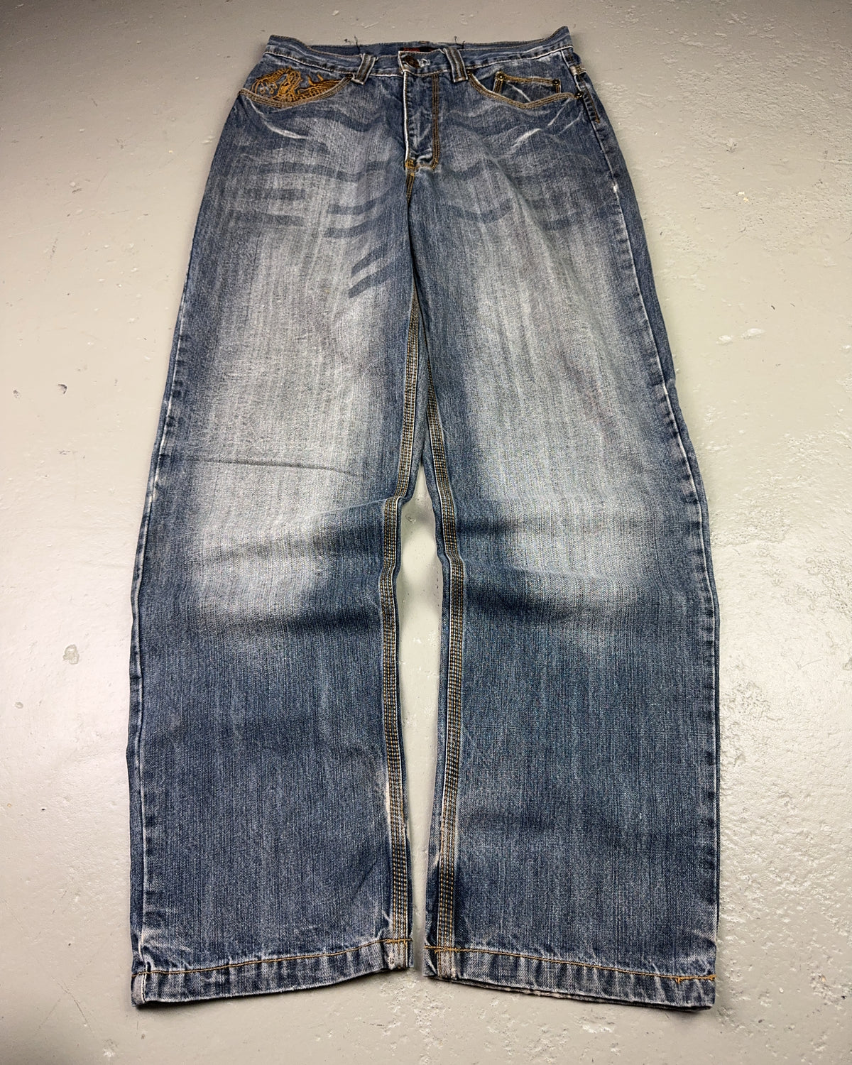 2000's Japanese Baggy Jeans *very rare 30x34 (M)