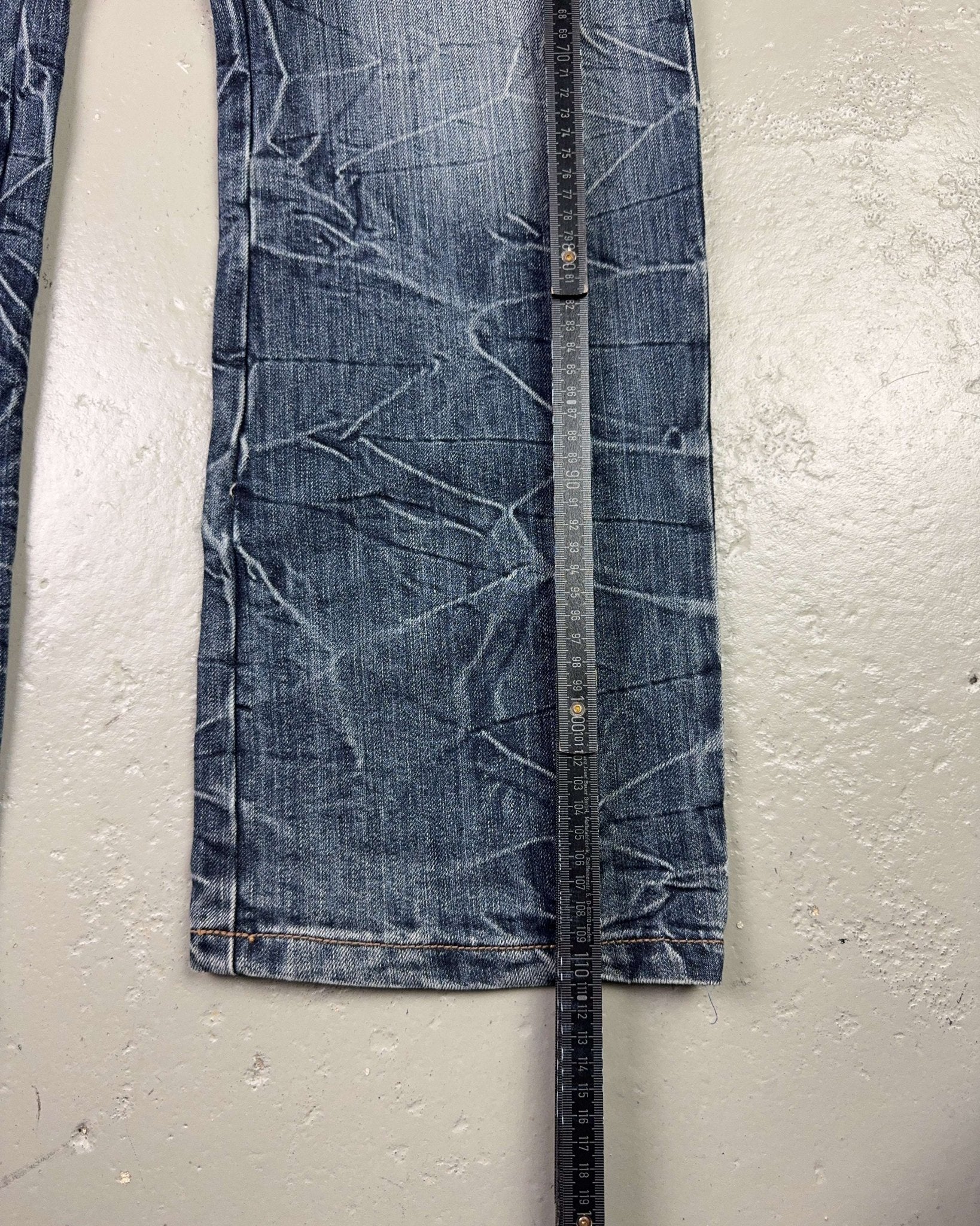 2000's Xi Shi Bao Japanese Straight/Baggy Jeans *rare 34x34 (L)