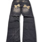 2000's Lolita Straight/Baggy Japanese Jeans Women's *very rare 29x30 (S)